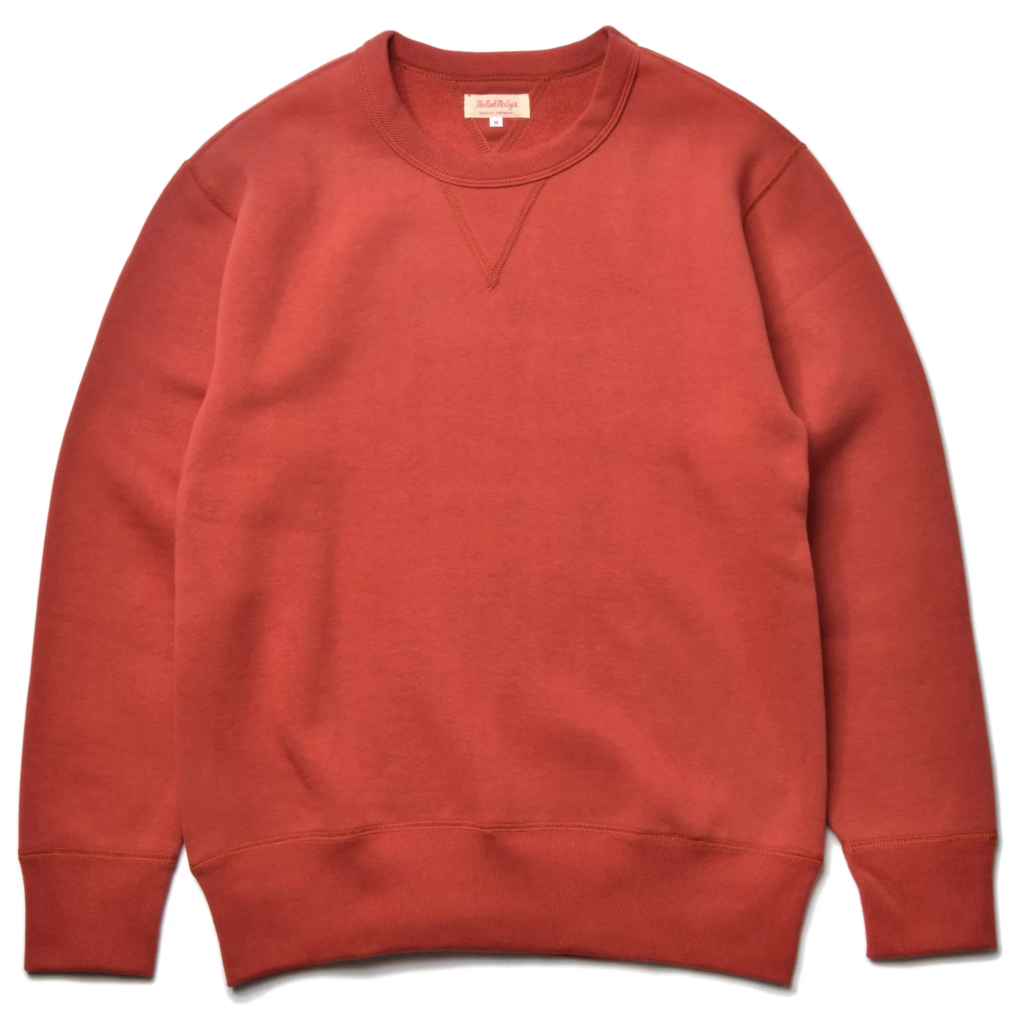 The Real McCoy's Sweatshirts^10 Oz. Loopwheel Crewneck Sweatshirt 091 CHERRY