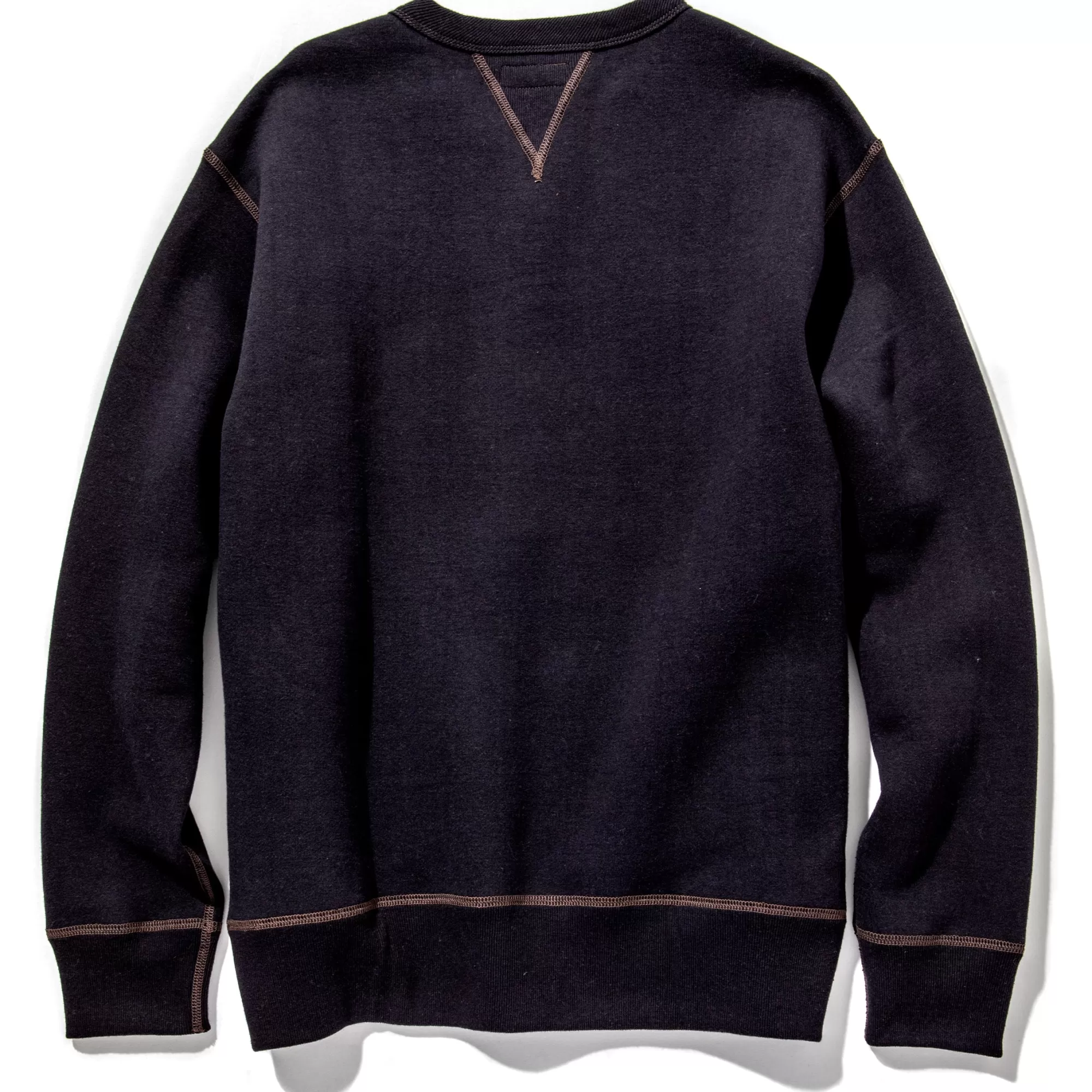 The Real McCoy's Sweatshirts^10 Oz. Loopwheel Crewneck Sweatshirt 030 Black