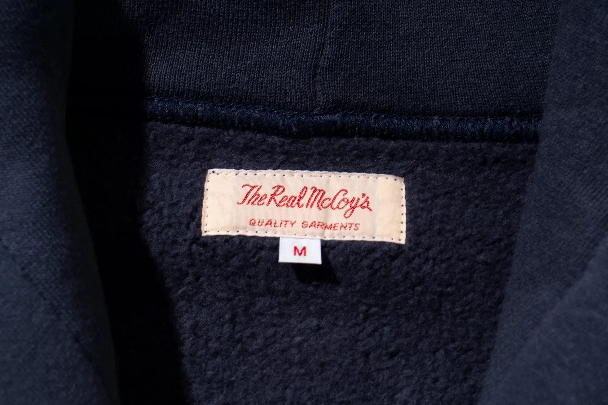 The Real McCoy's Sweatshirts^10 Oz. Loopwheel F/Z Parka 140 Navy