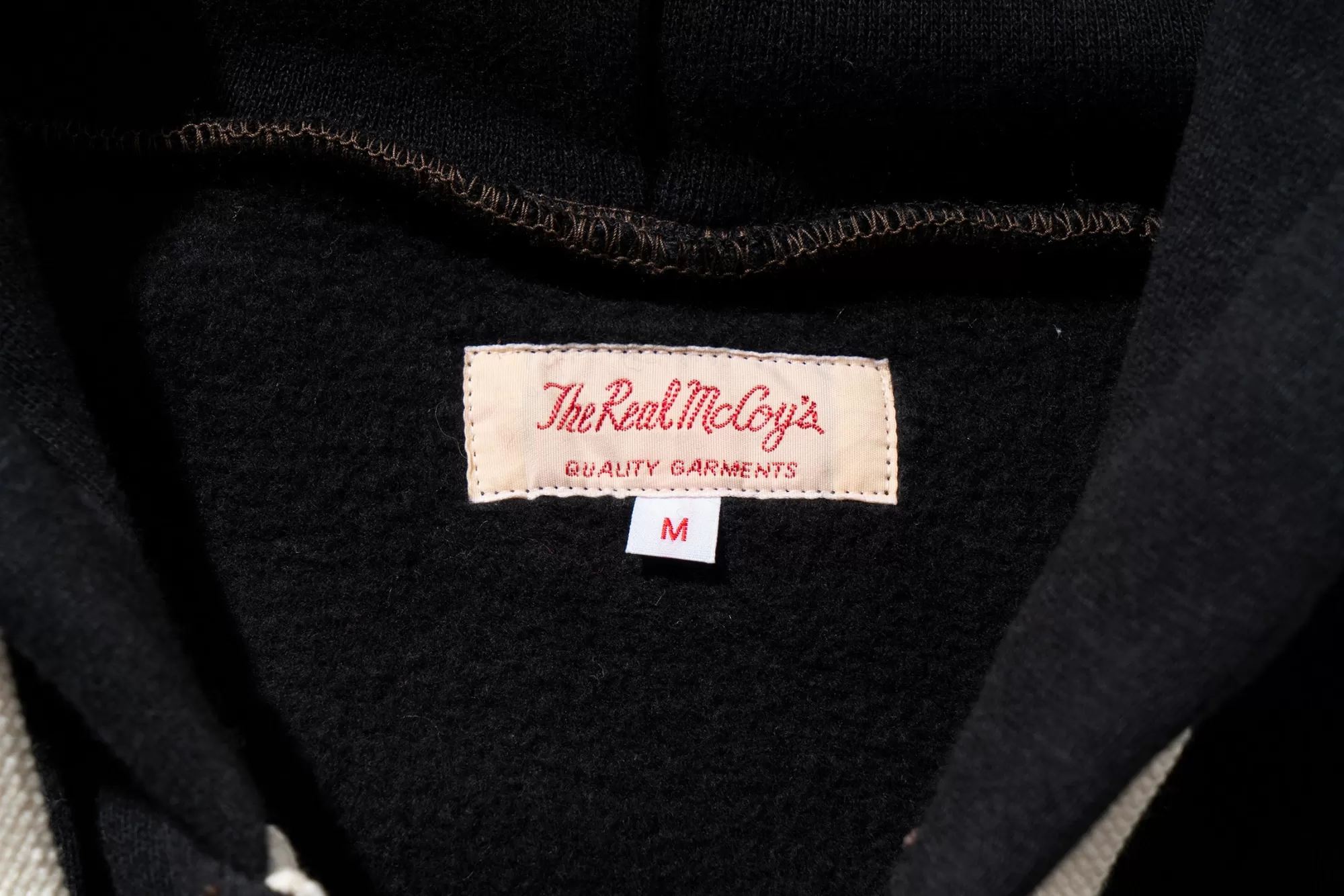 The Real McCoy's Sweatshirts^10 Oz. Loopwheel F/Z Parka 030 Black