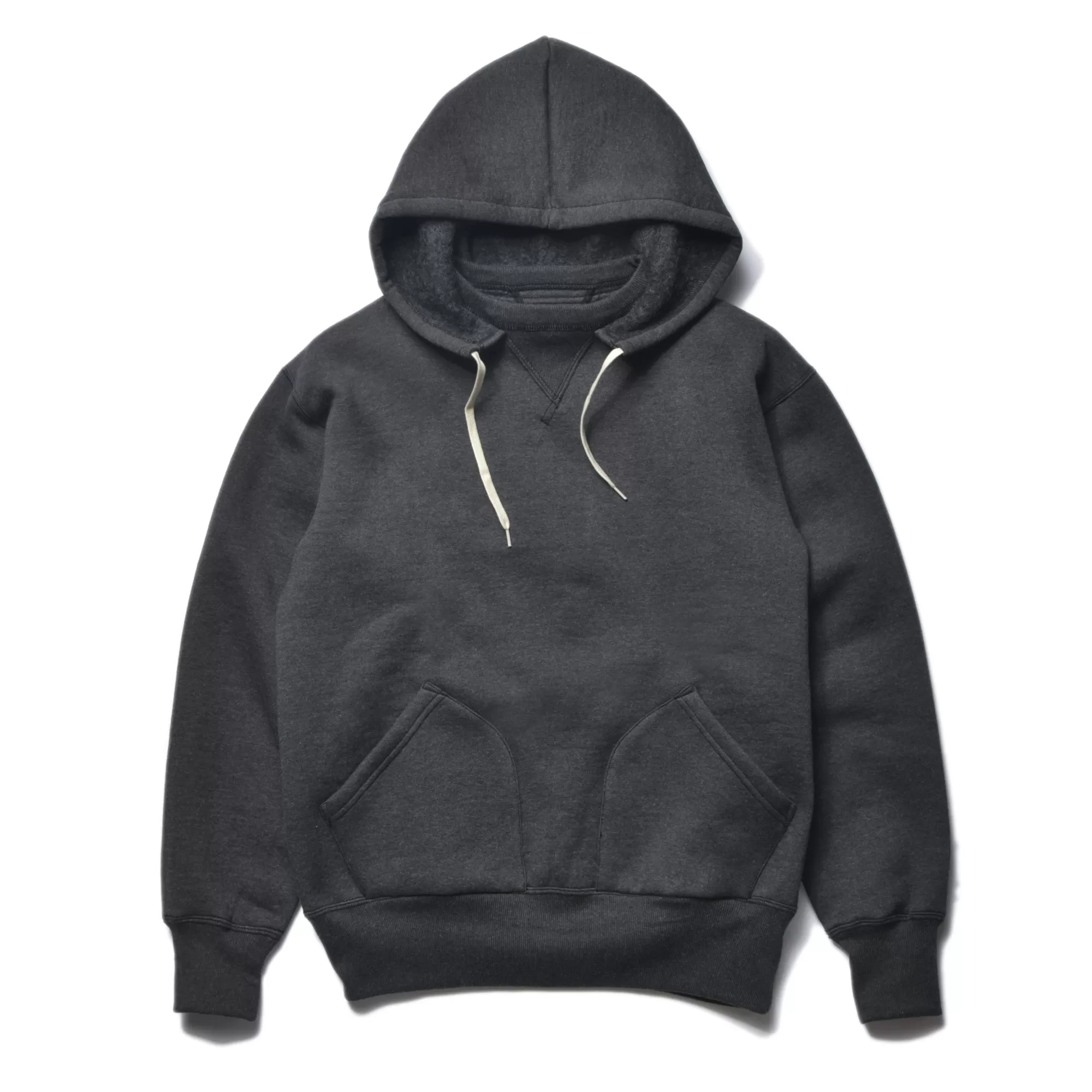 The Real McCoy's Sweatshirts^13 Oz. Wool Loopwheel Hooded Sweatshirt 030 Black