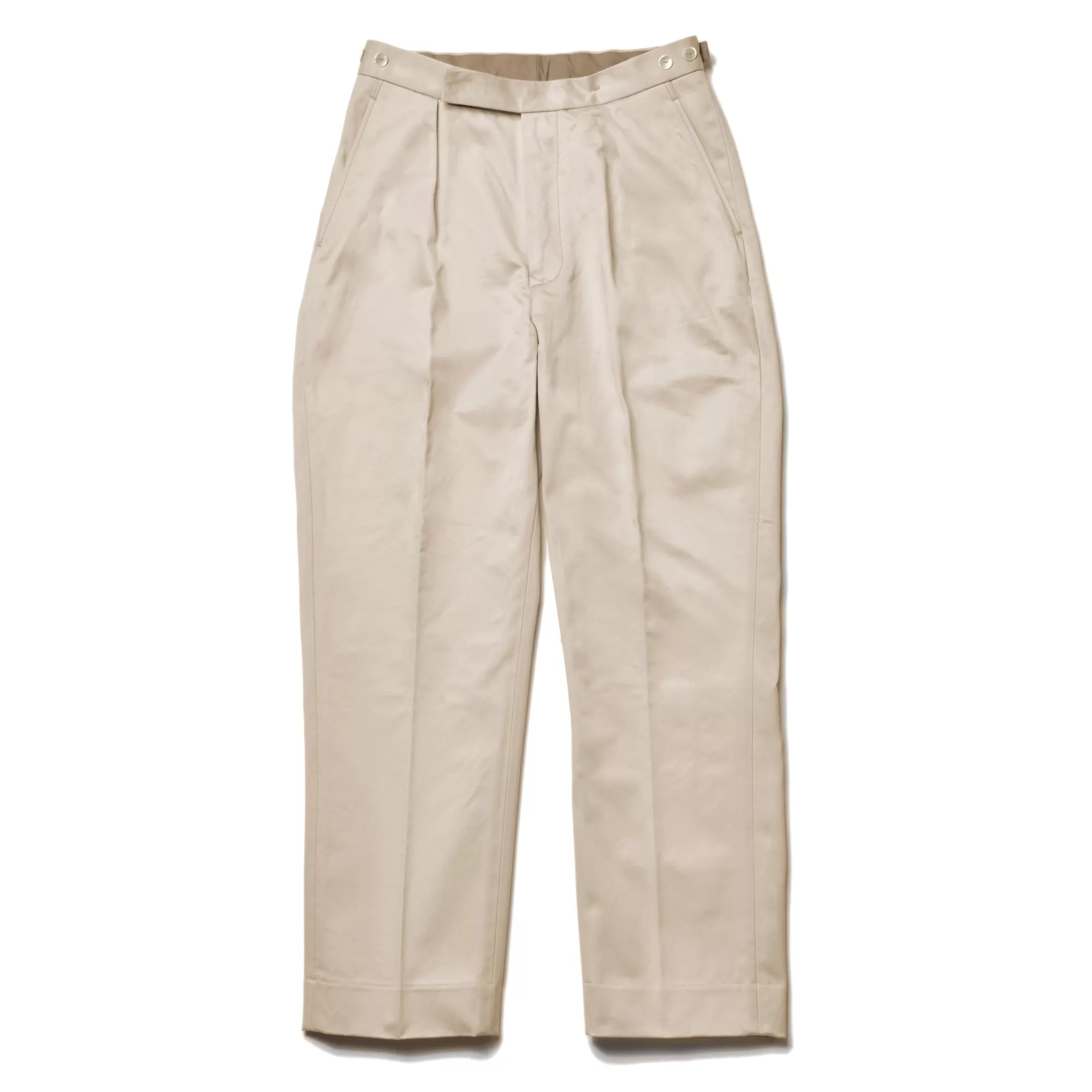 The Real McCoy's Pants^1950S Cotton Chino Trousers/ Beige