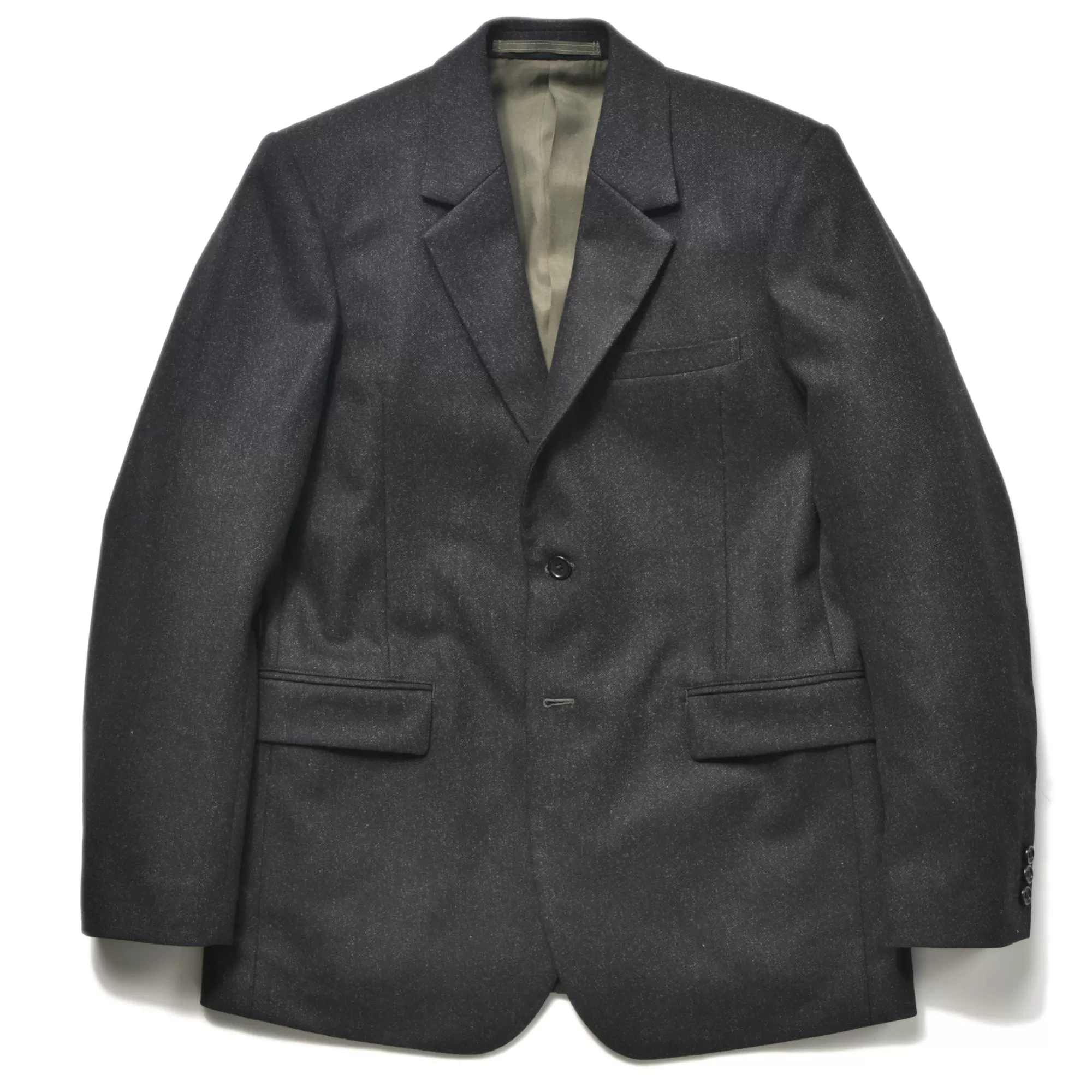 The Real McCoy's Recreation^1950S Wool Sports Coat/ Charcoal