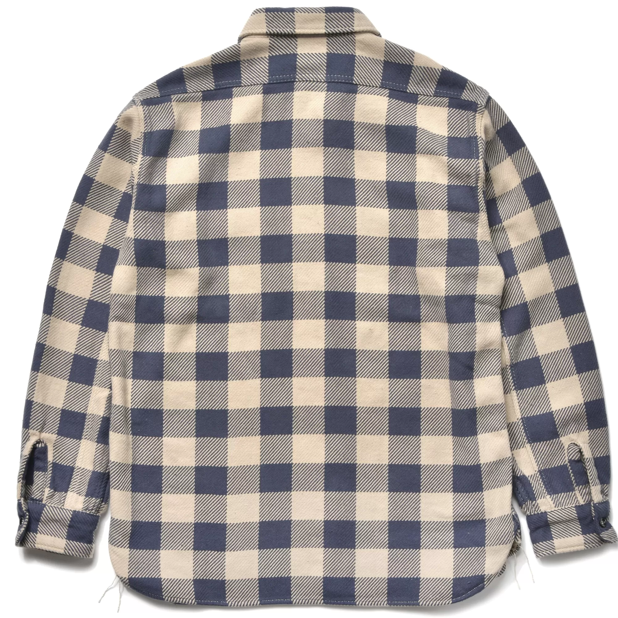 The Real McCoy's Shirts^8Hu Buffalo Check Flannel Shirt 304 BEIGE×BLUE