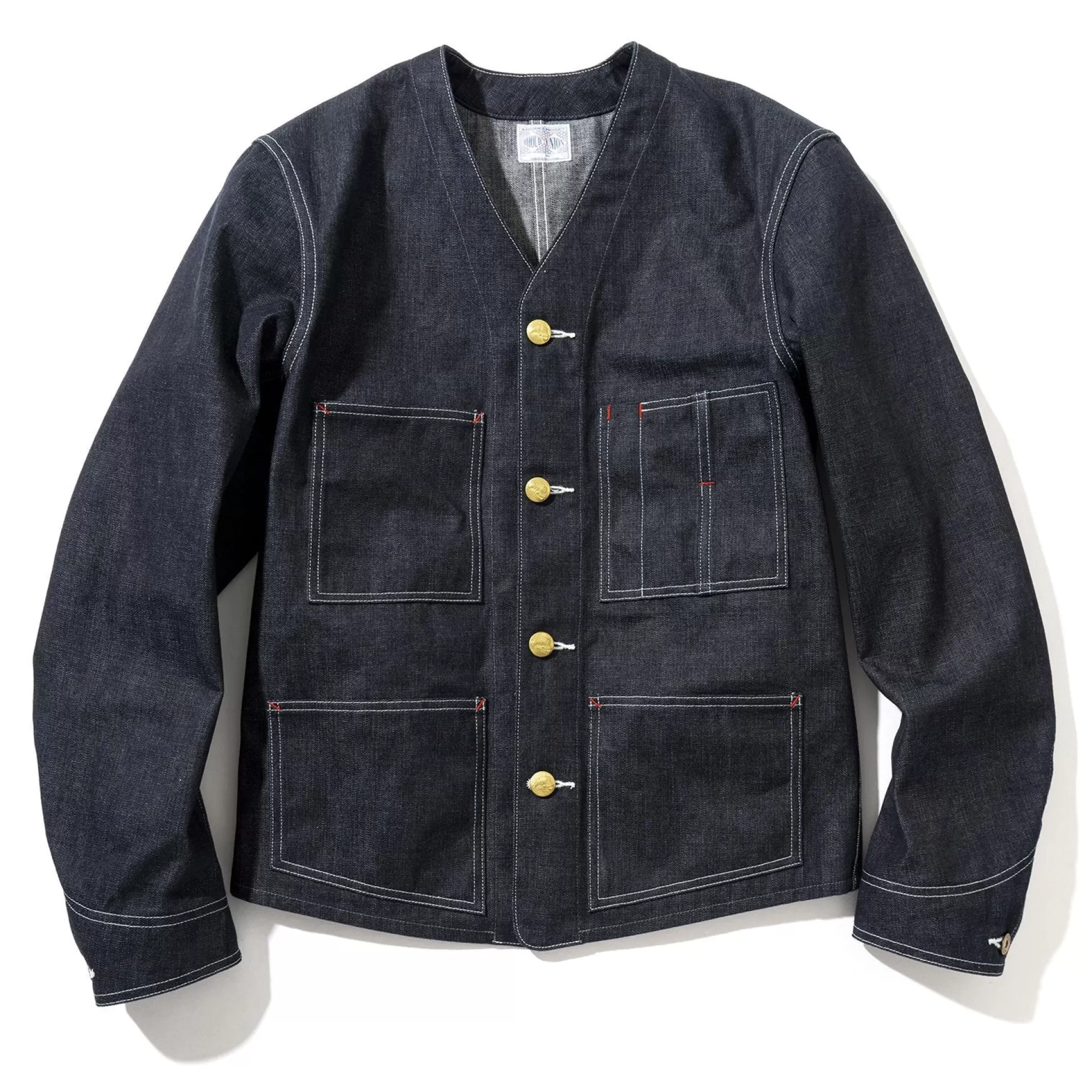 The Real McCoy's Denim^8Hu Denim Engineer Jacket Indigo