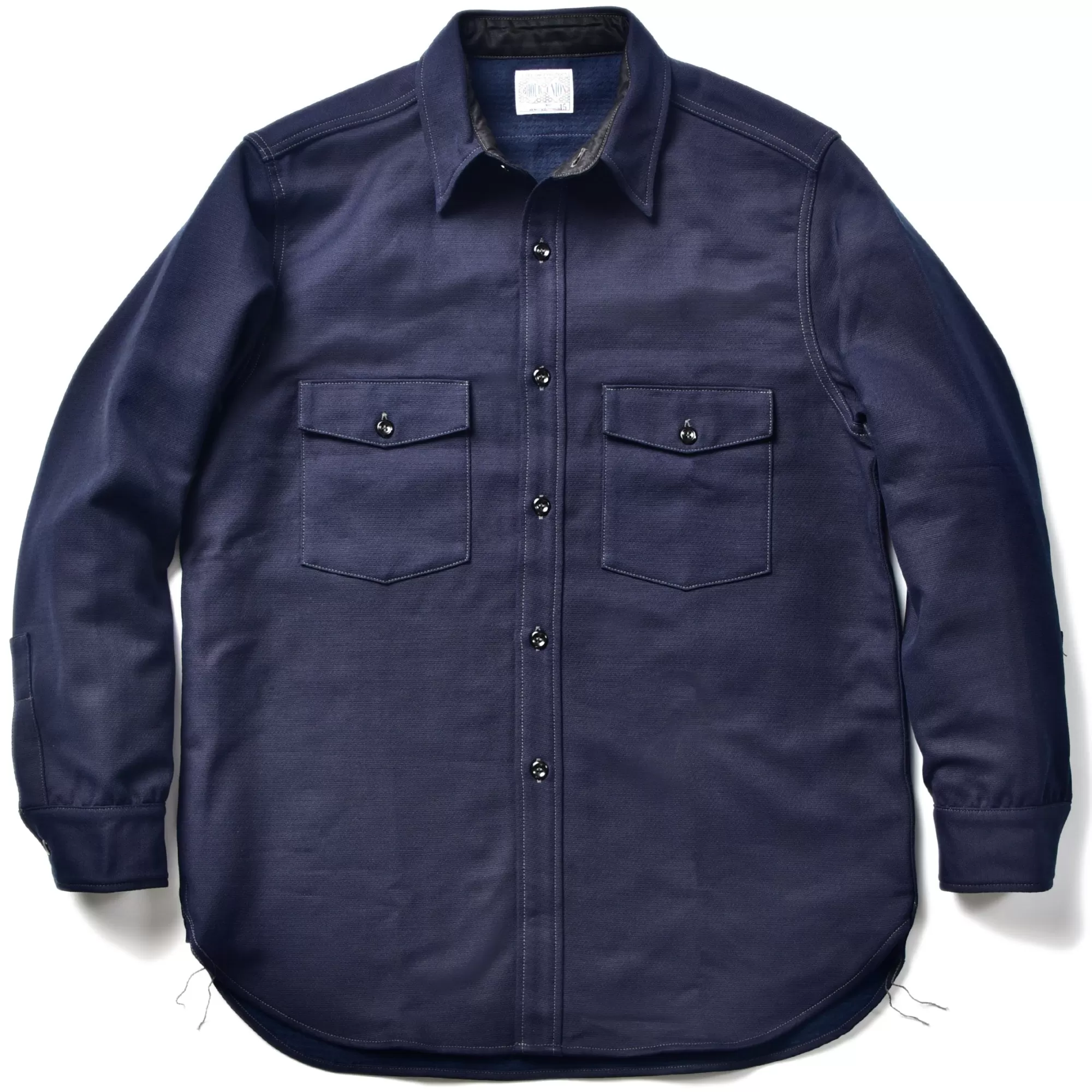 The Real McCoy's Shirts^8Hu Heavy Moleskin Shirt 140 Navy