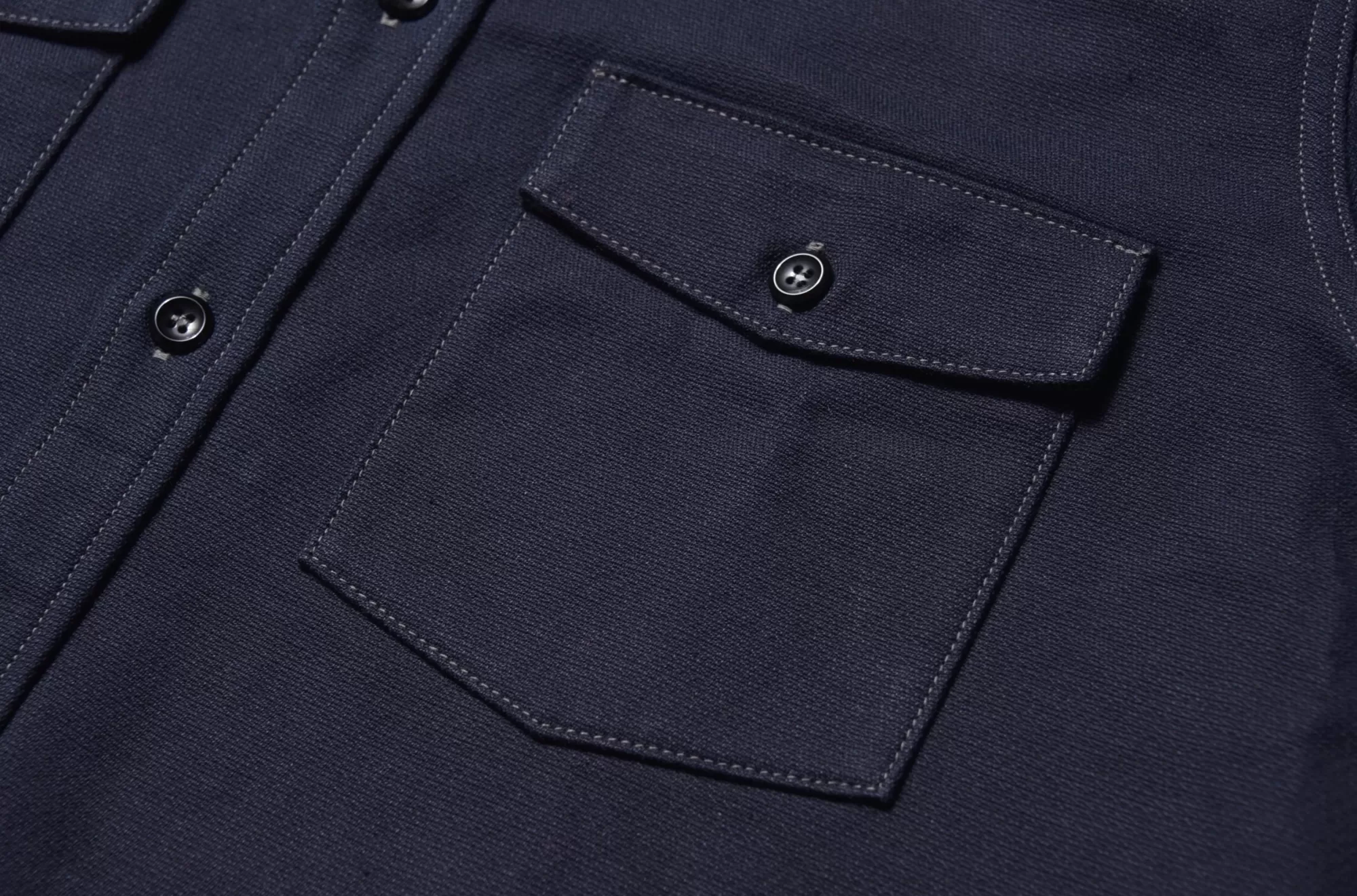 The Real McCoy's Shirts^8Hu Heavy Moleskin Shirt 140 Navy