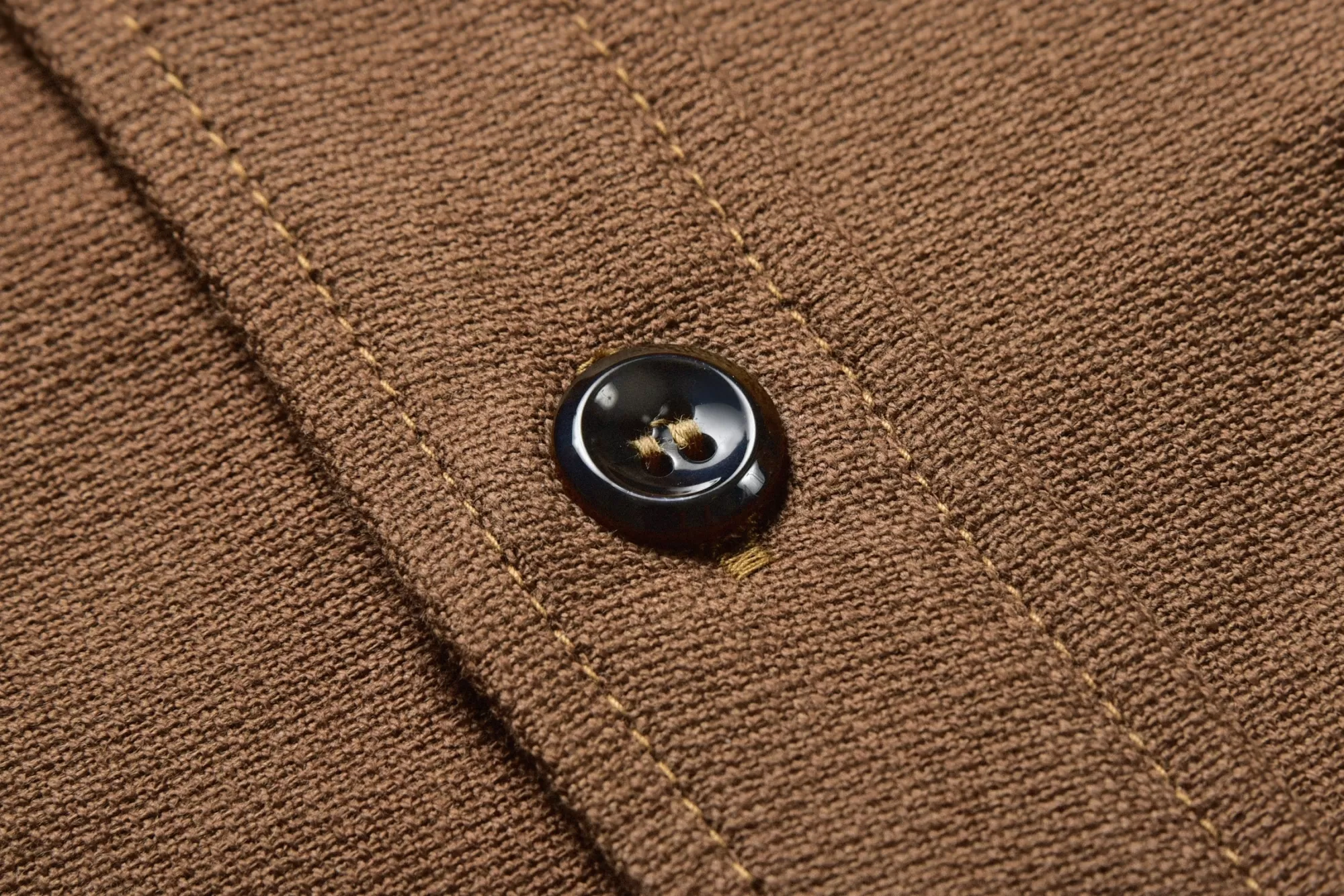 The Real McCoy's Shirts^8Hu Heavy Moleskin Shirt Brown