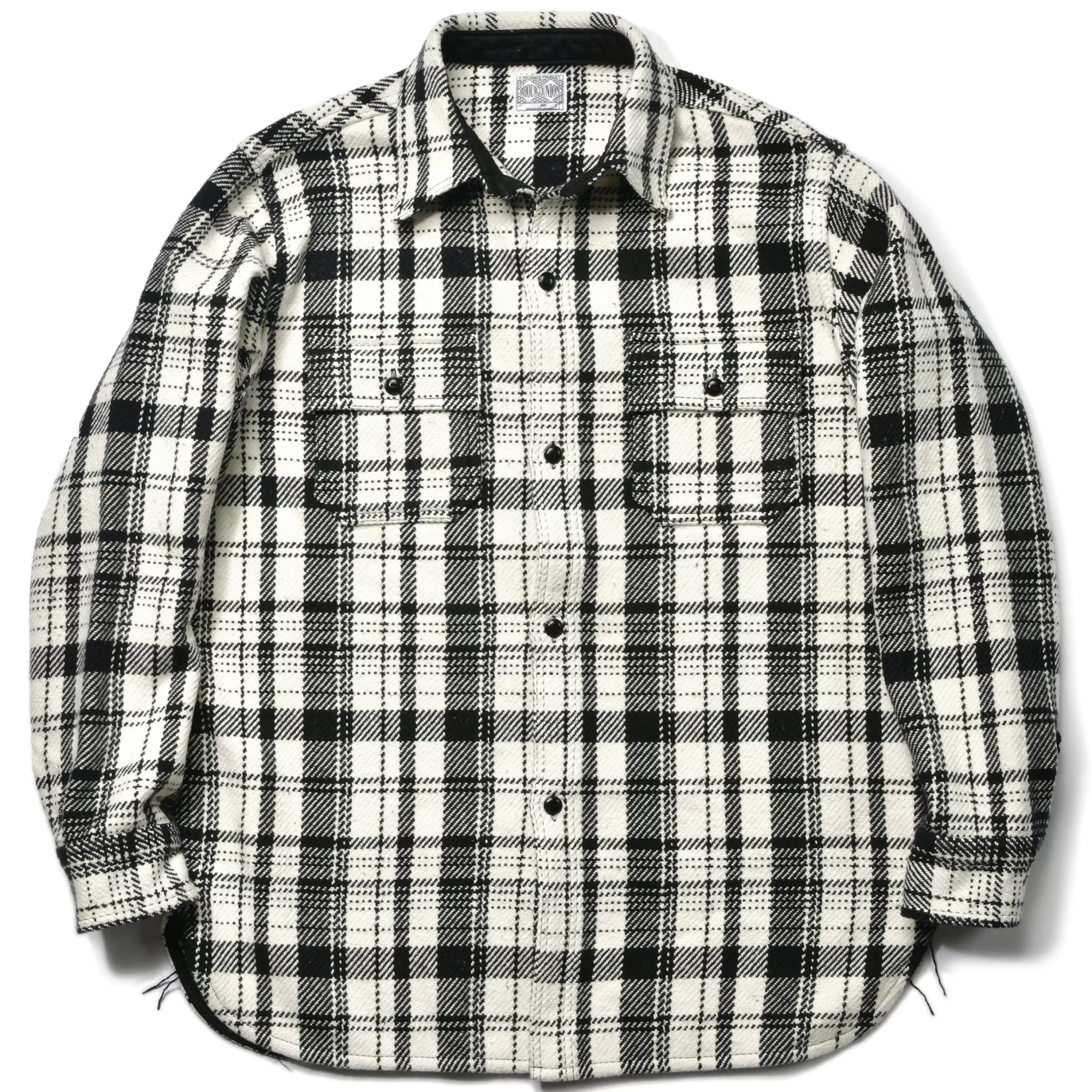 The Real McCoy's Shirts^8Hu Heavy Weight Flannel Shirt 010 WHITE