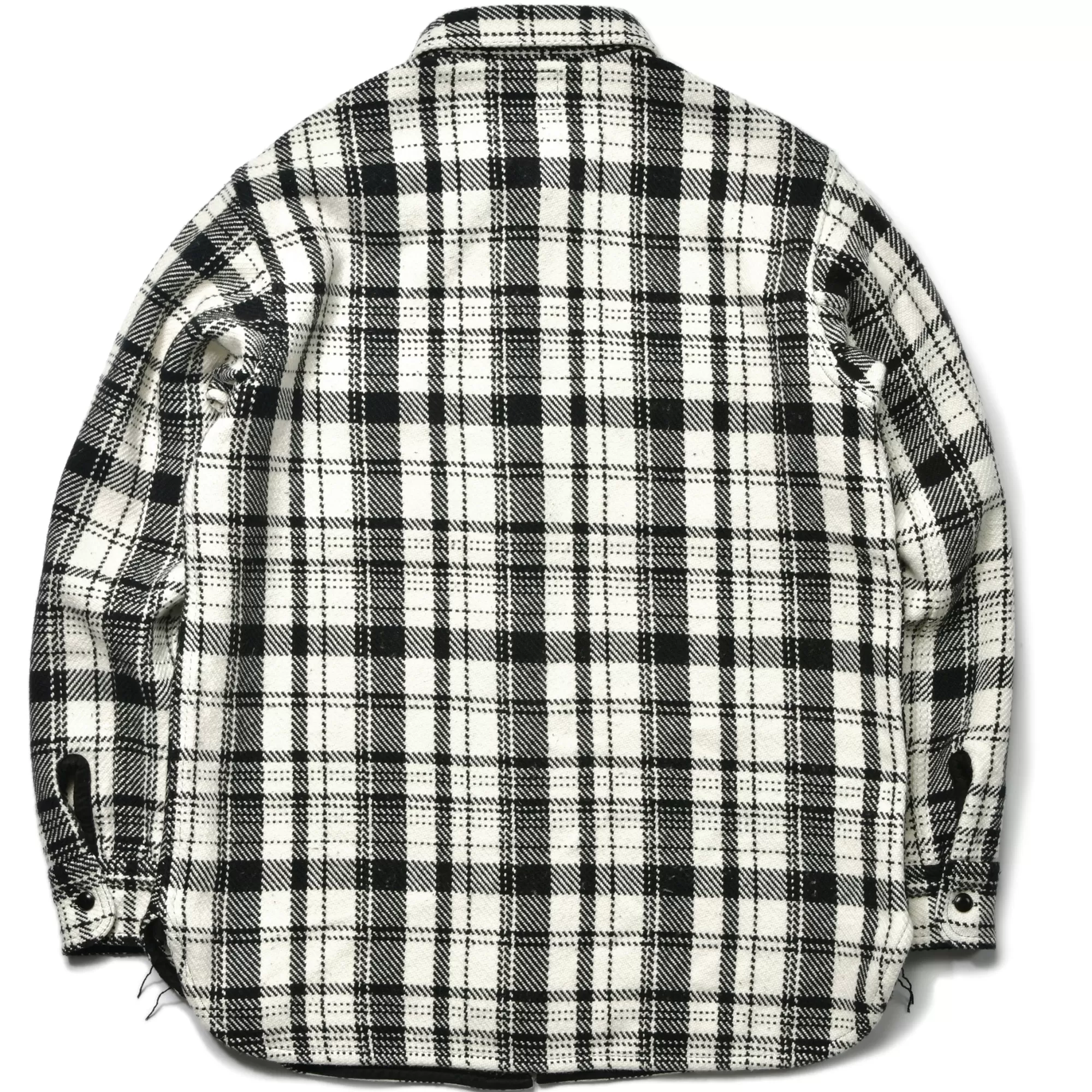 The Real McCoy's Shirts^8Hu Heavy Weight Flannel Shirt 010 WHITE