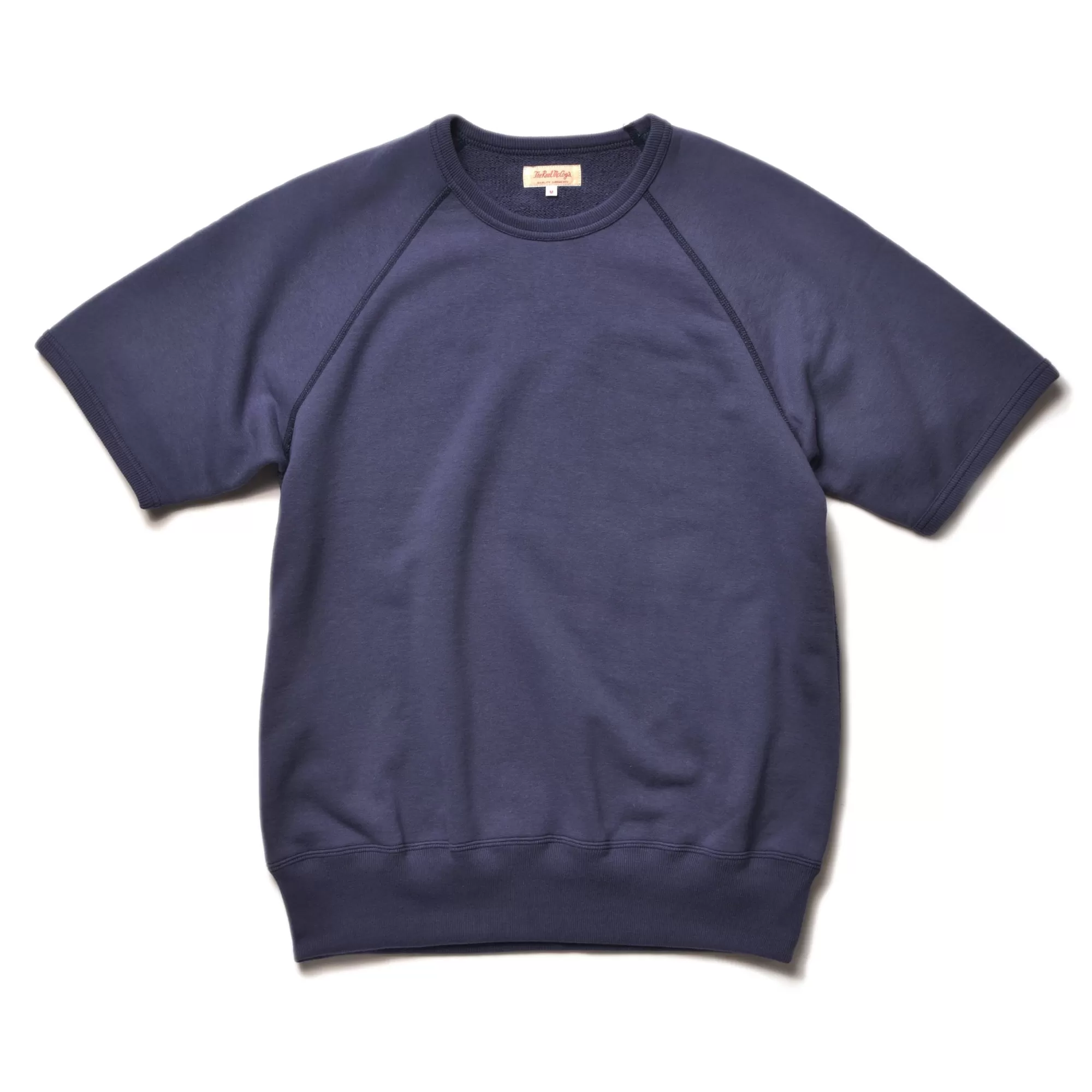 The Real McCoy's Sweatshirts^9 Oz. Loopwheel S/S Sweatshirt 142 Mq. Navy