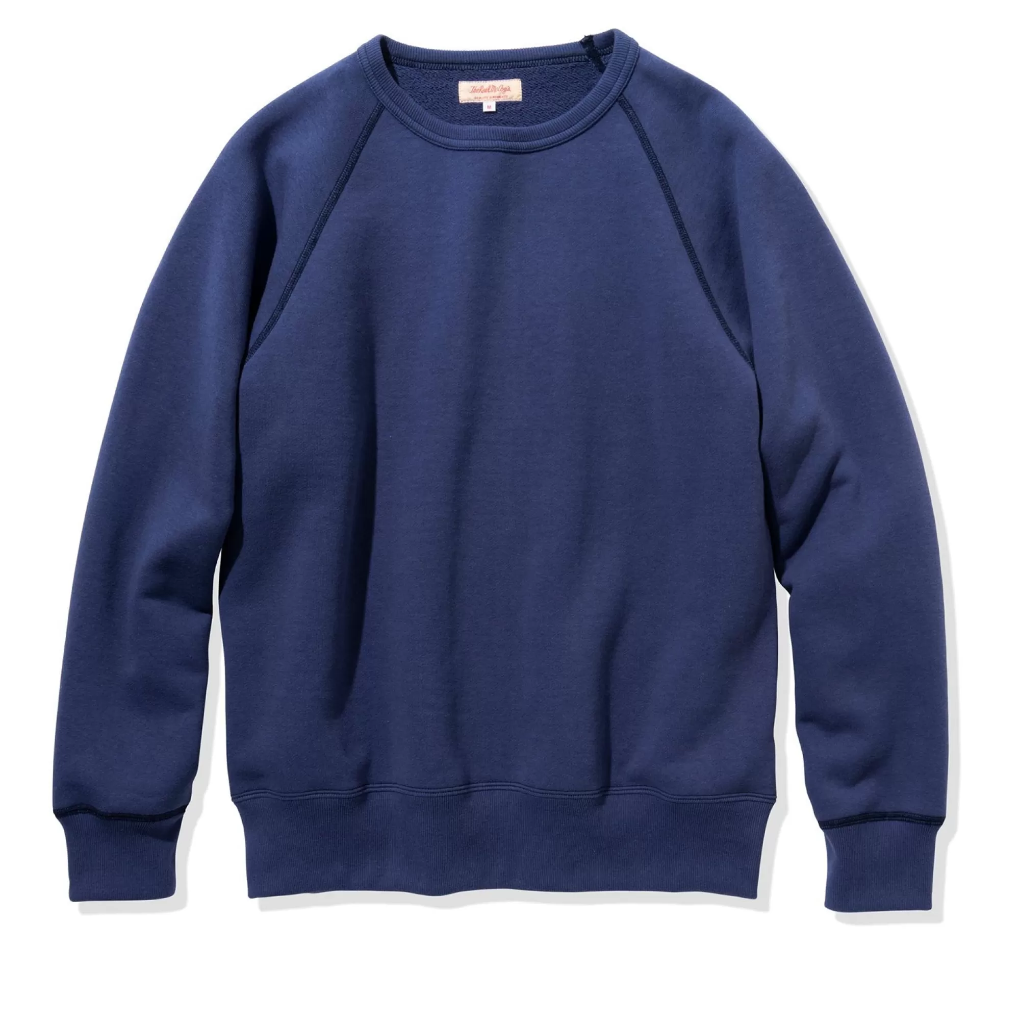 The Real McCoy's Sweatshirts^9Oz. Loopwheel Raglan Sleeve Sweatshirt 142 Mq Navy