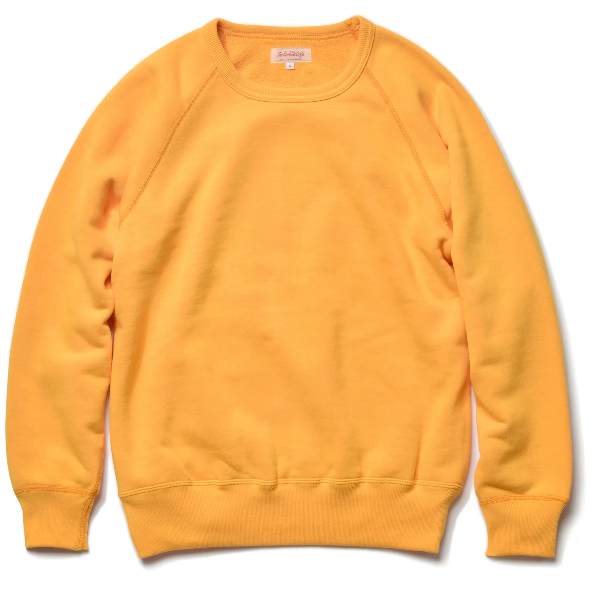 The Real McCoy's Sweatshirts^9Oz. Loopwheel Raglan Sleeve Sweatshirt 060 Yellow