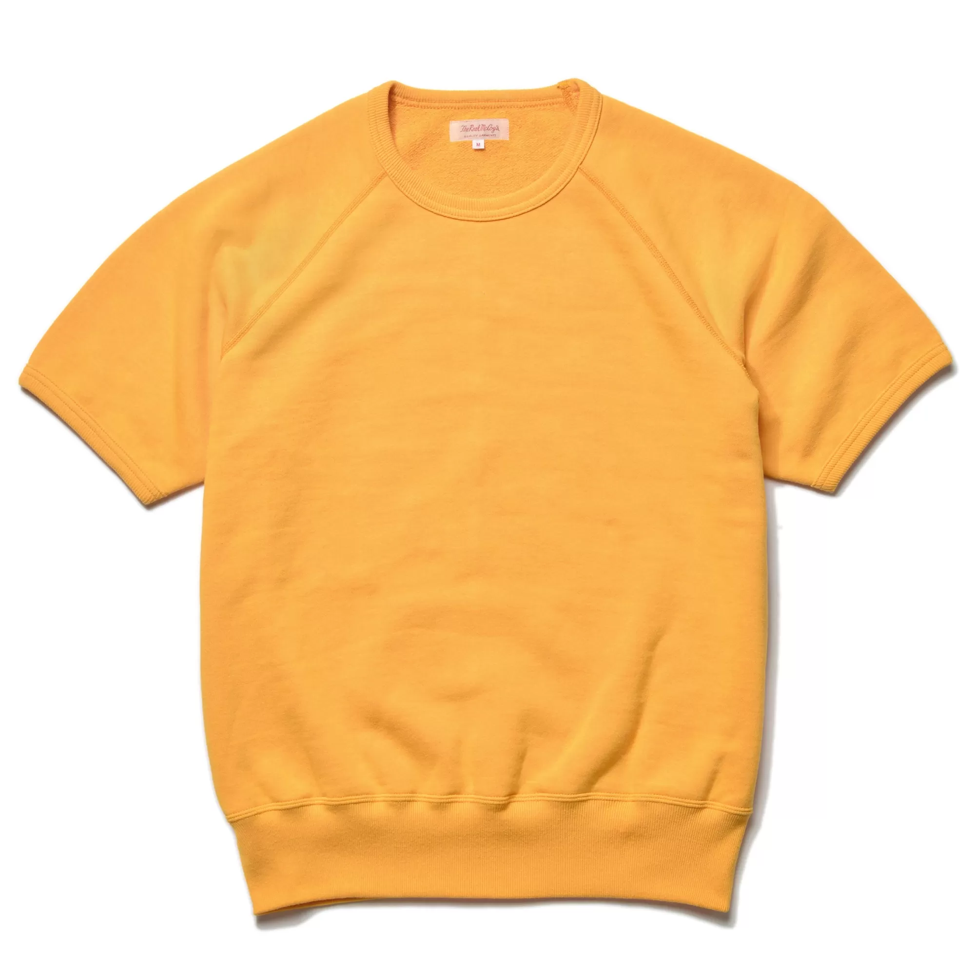 The Real McCoy's Sweatshirts^9Oz. Loopwheel S/S Sweatshirt 060 Yellow