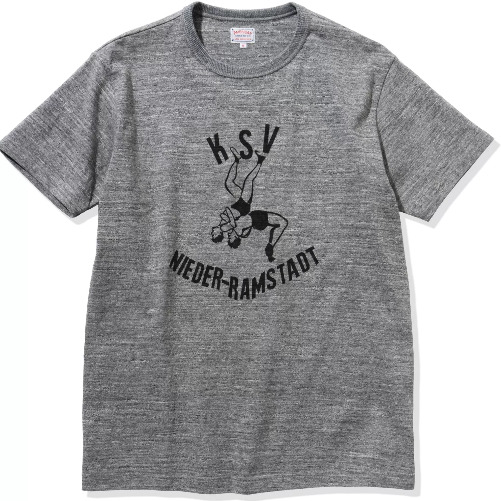 The Real McCoy's Print T-Shirts^American Athletic Tee/Ksv Gray