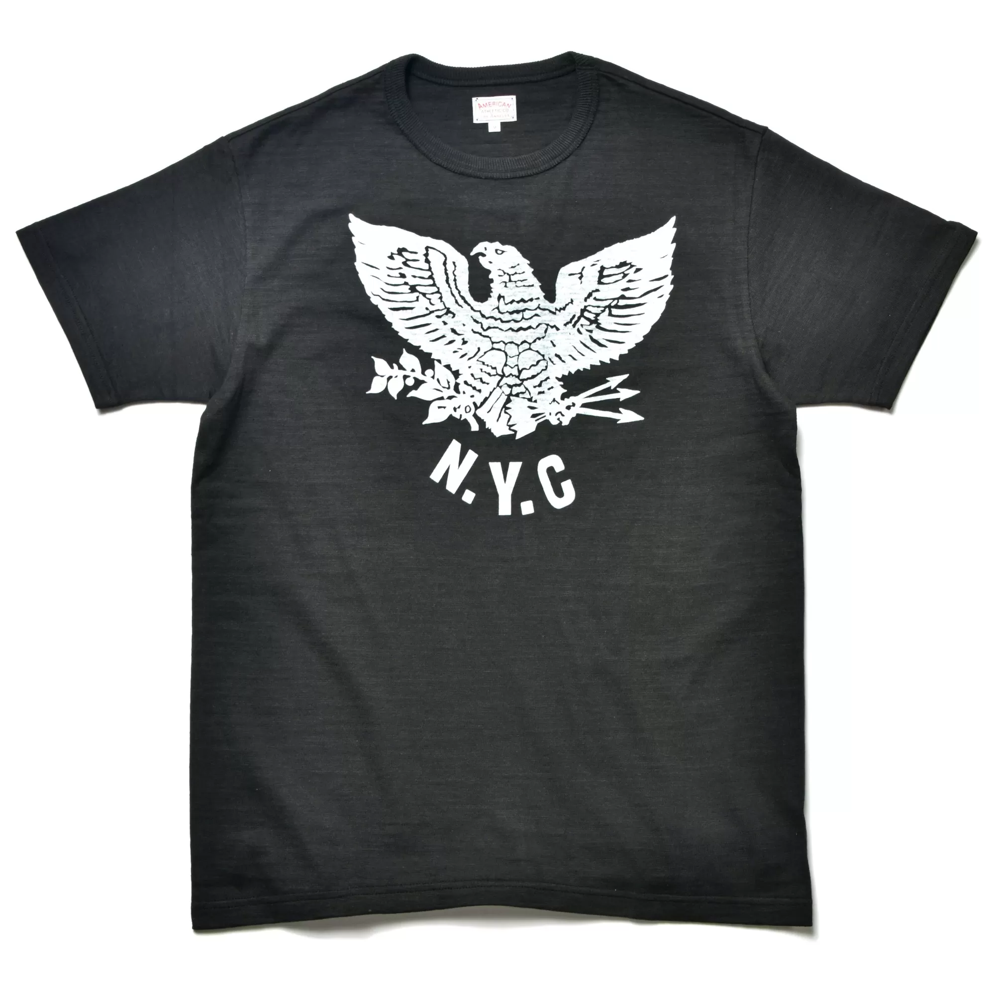 The Real McCoy's Print T-Shirts^American Athletic Tee/N.Y.C. 30 Black