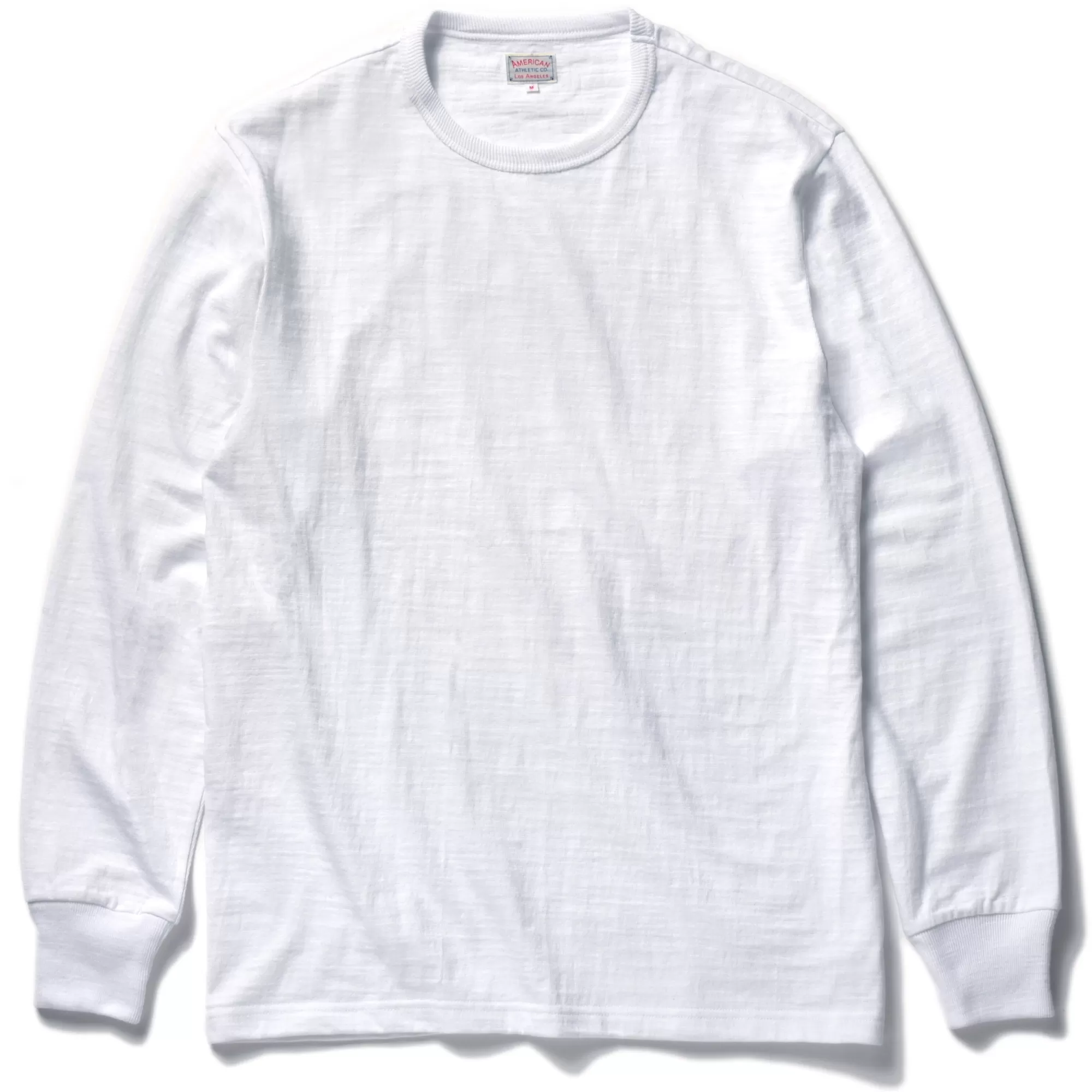 The Real McCoy's T-Shirts^Athletic L/S T-Shirt/ Loopwheel 010 White