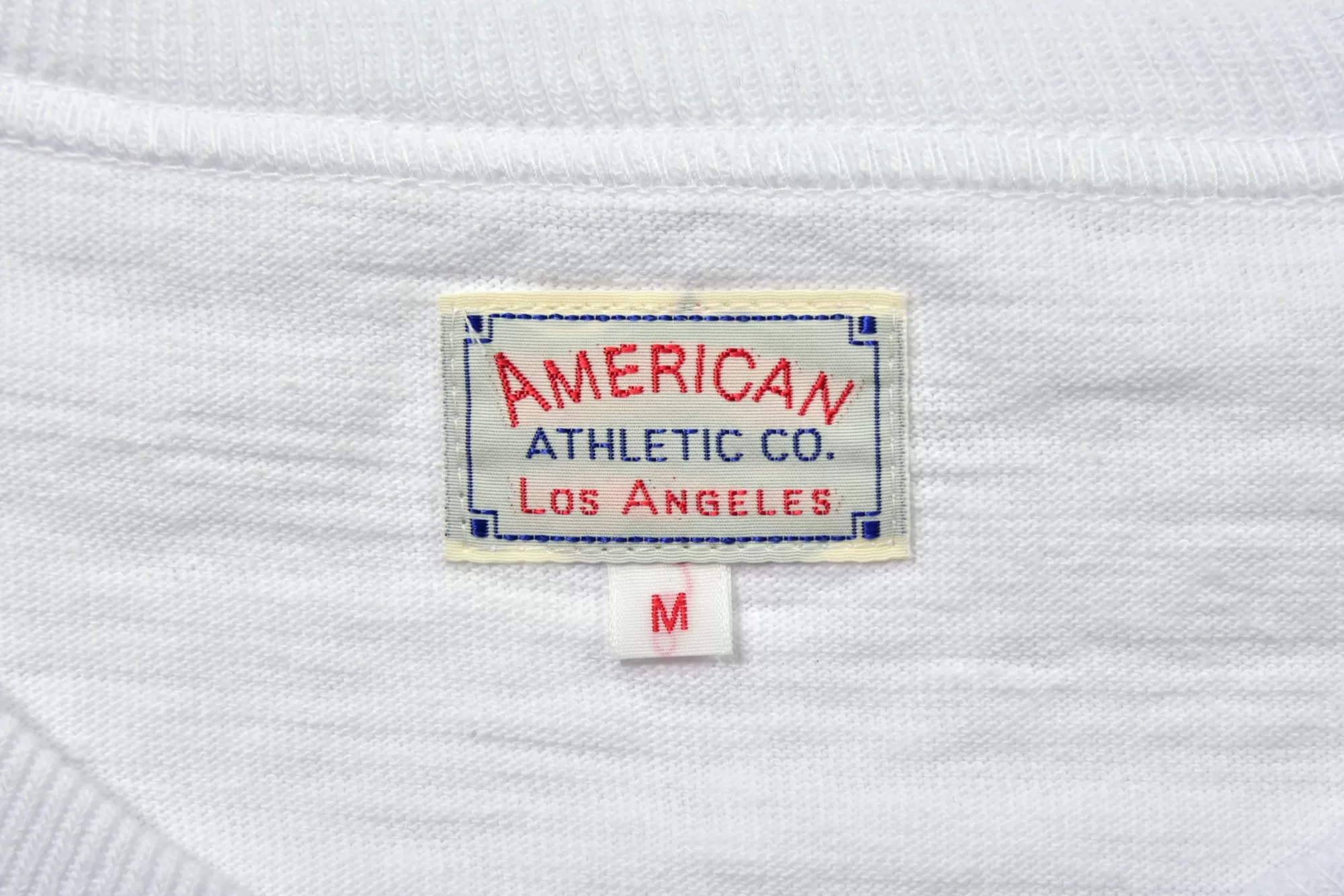 The Real McCoy's T-Shirts^Athletic L/S T-Shirt/ Loopwheel 010 White