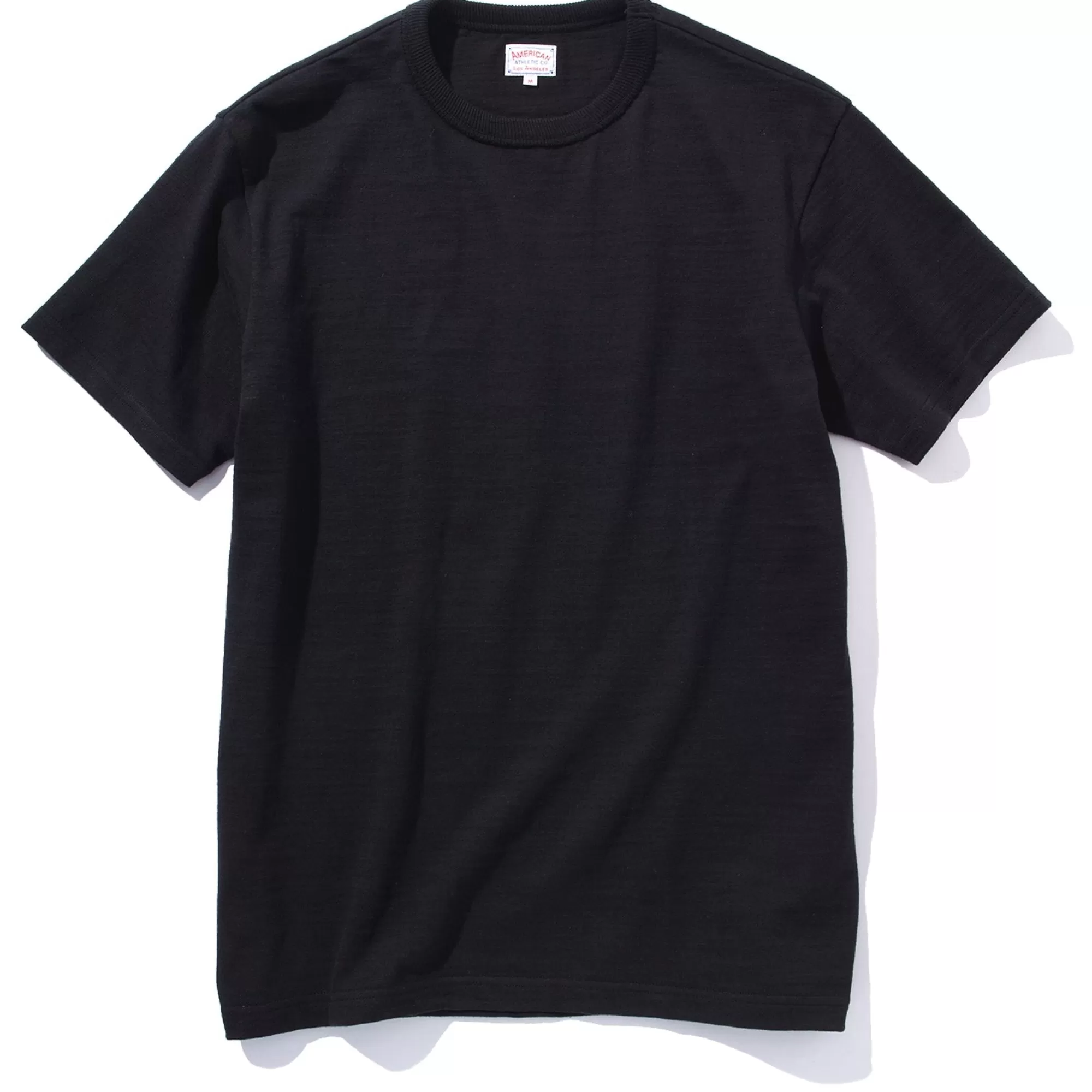 The Real McCoy's T-Shirts^Athletic T-Shirt/Loopwheel 030 Black