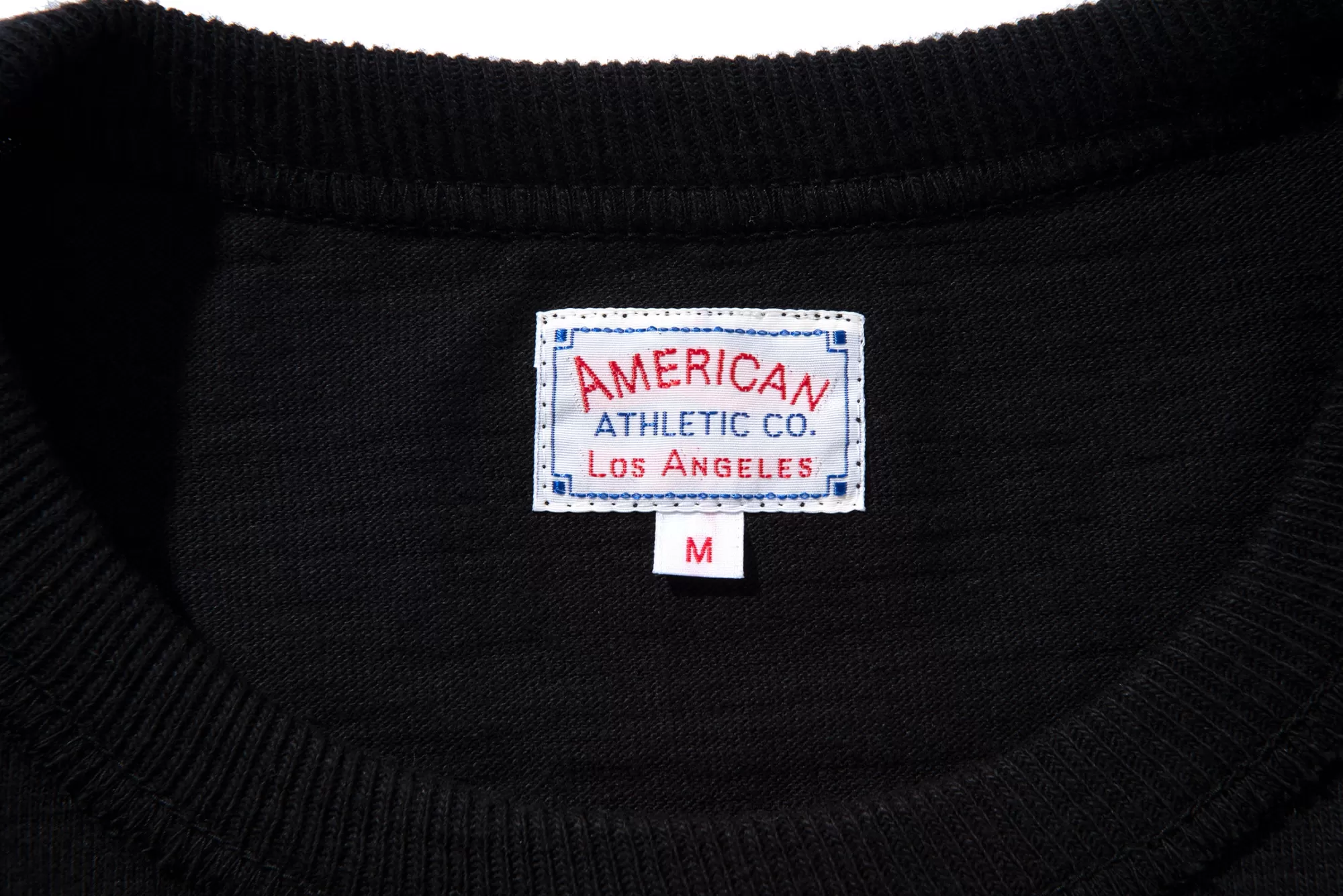 The Real McCoy's T-Shirts^Athletic T-Shirt/Loopwheel 030 Black