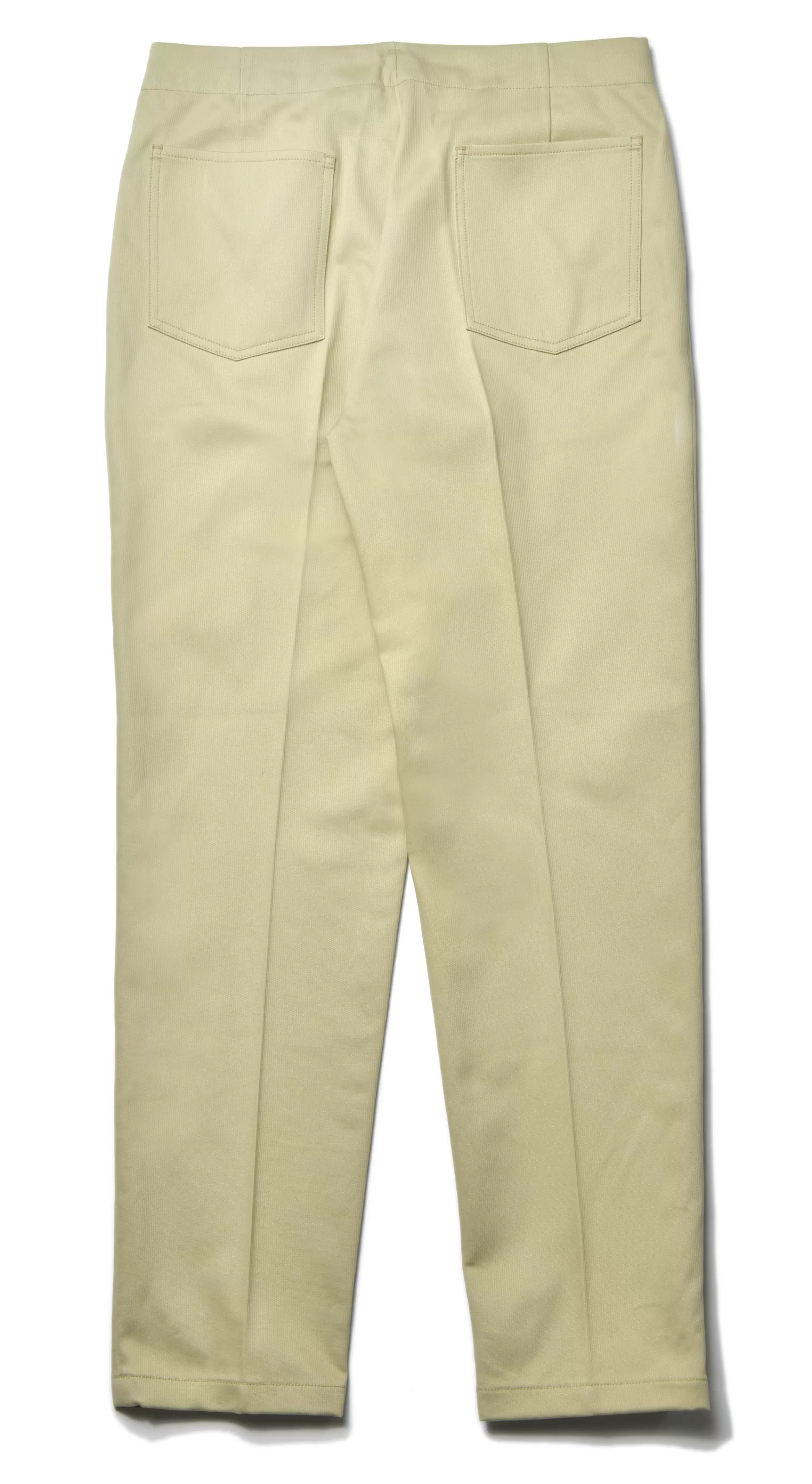 The Real McCoy's Pants^Belted Waistband Trouser Plain Stitch/Pique 14 Ivory