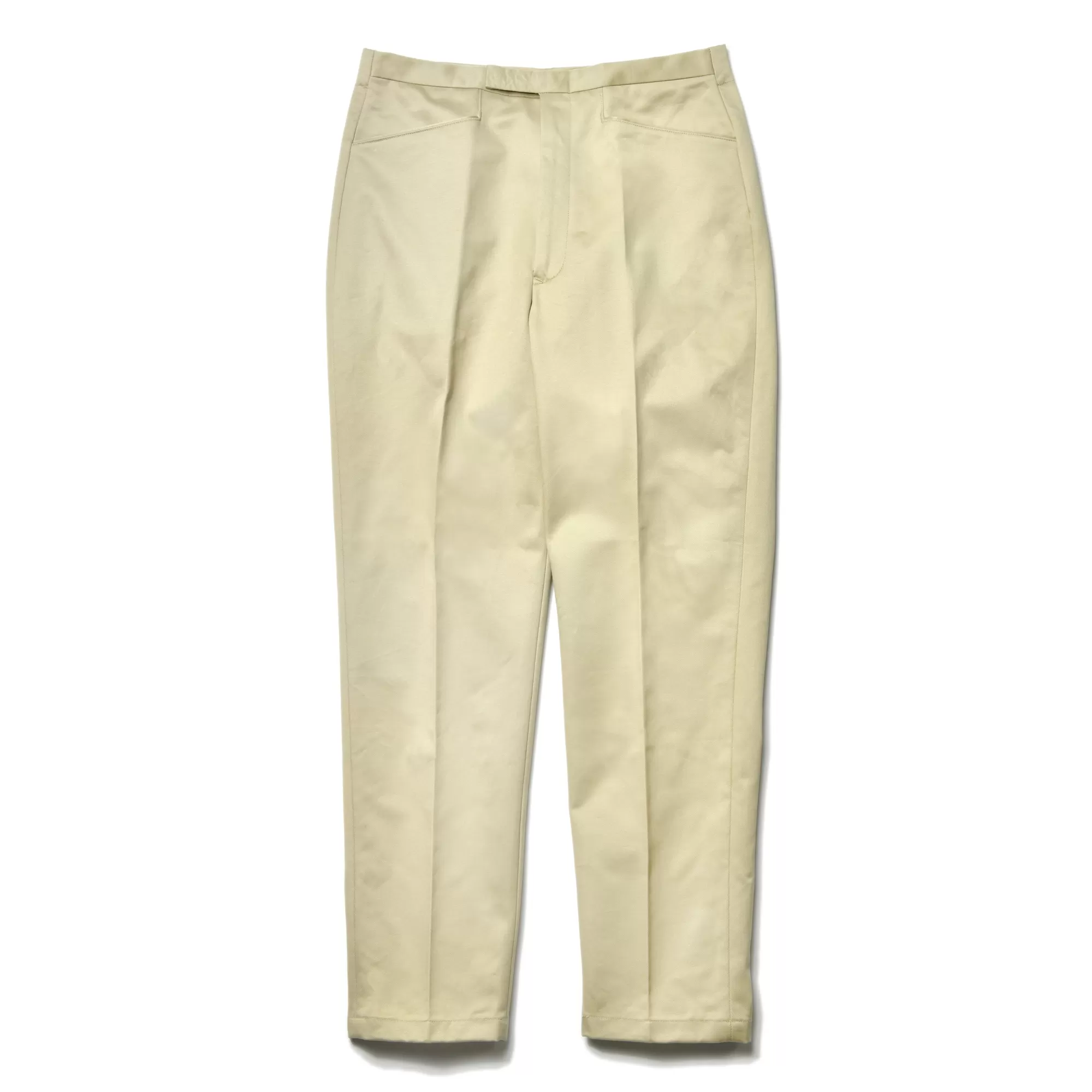 The Real McCoy's Pants^Belted Waistband Trouser Plain Stitch/Westpoint Army Cloth 41 Beige