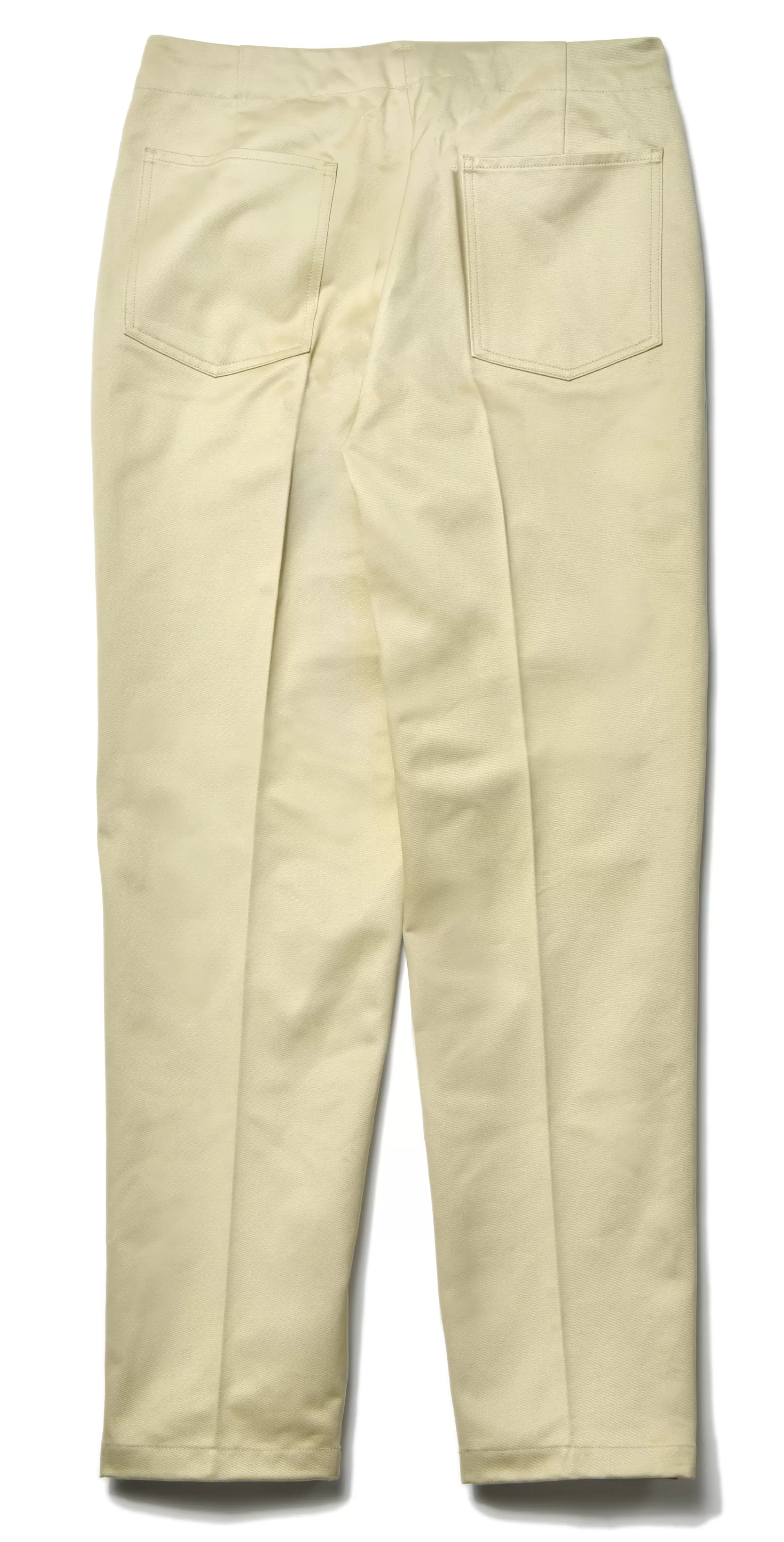 The Real McCoy's Pants^Belted Waistband Trouser Plain Stitch/Westpoint Army Cloth 41 Beige