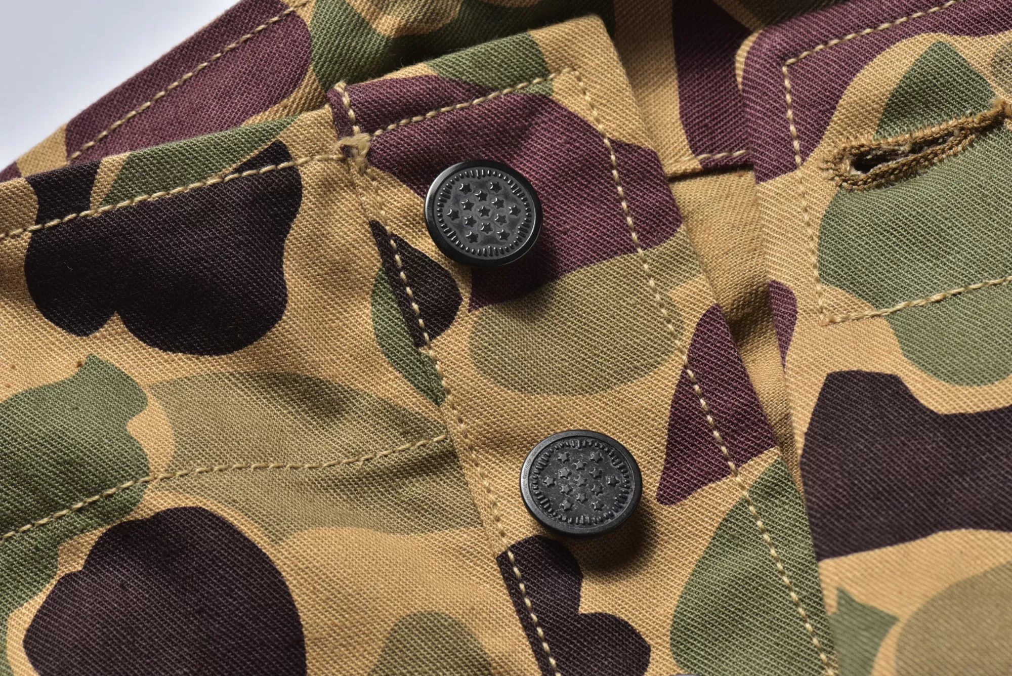 The Real McCoy's Pants^Beo Gam Camouflage Trousers Beige