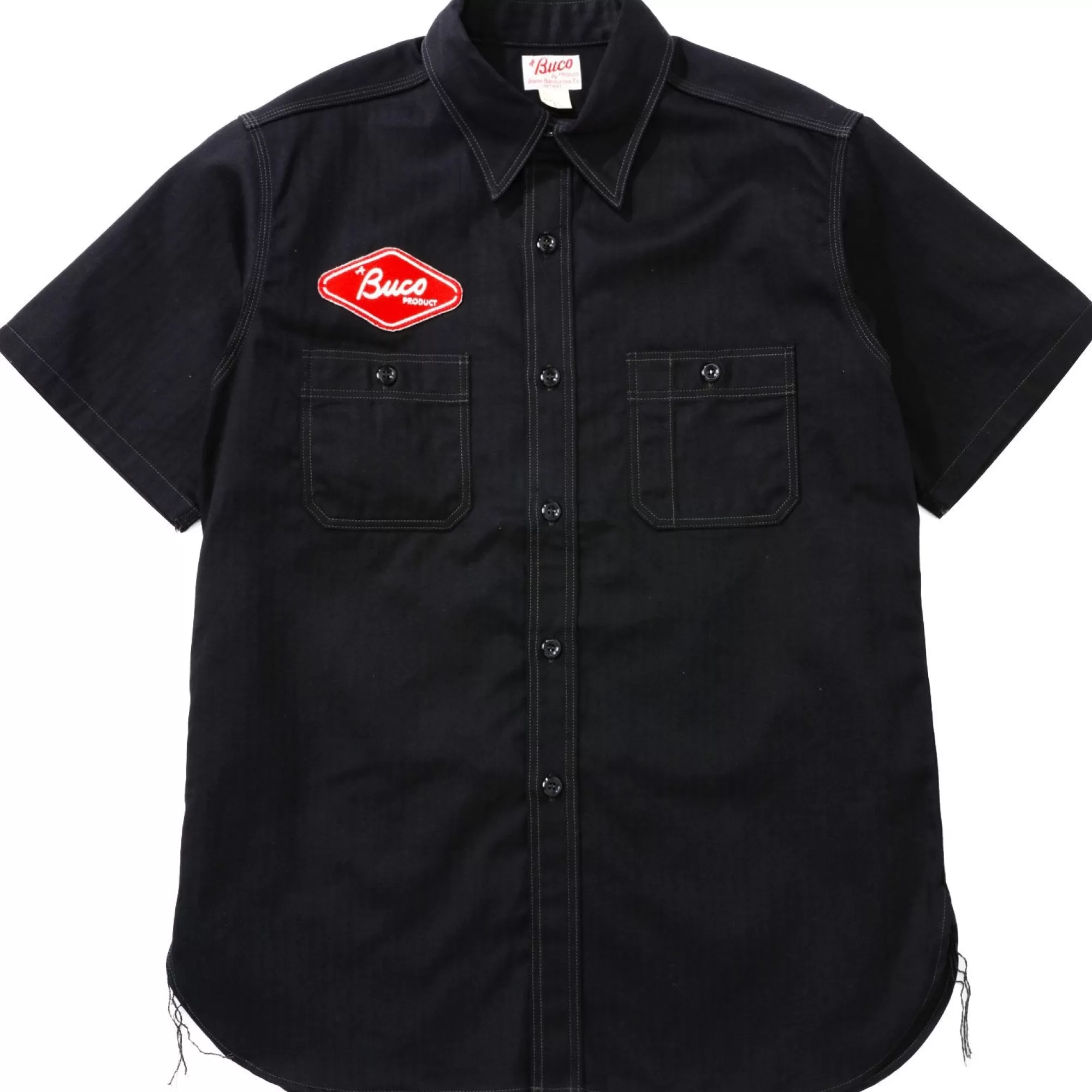 The Real McCoy's Shirts^Buco Club Shirt S/S/Engineers Black