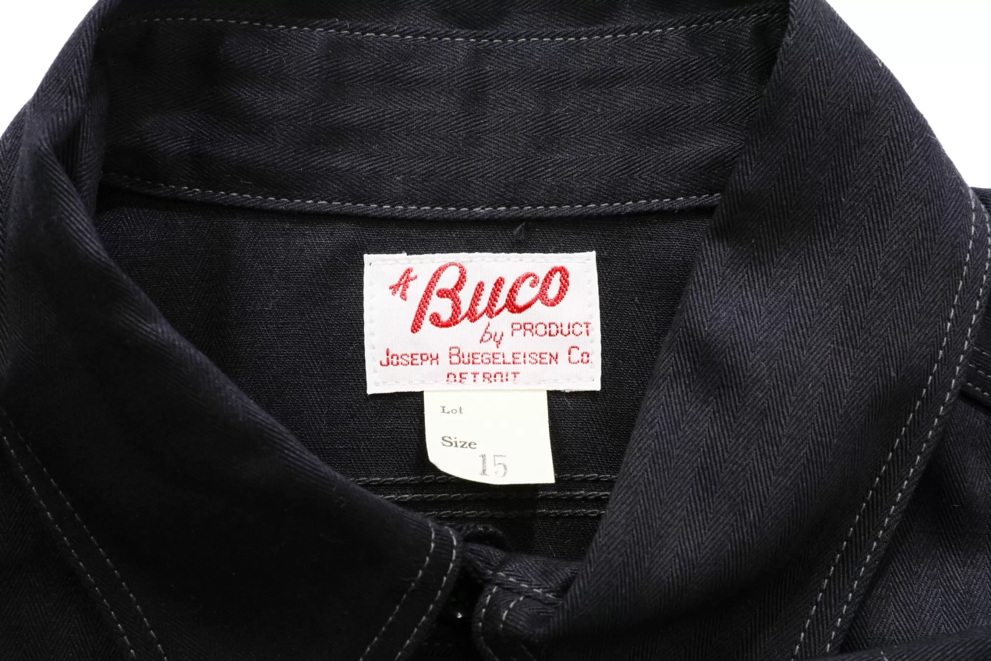 The Real McCoy's Shirts^Buco Club Shirt S/S/Engineers Black