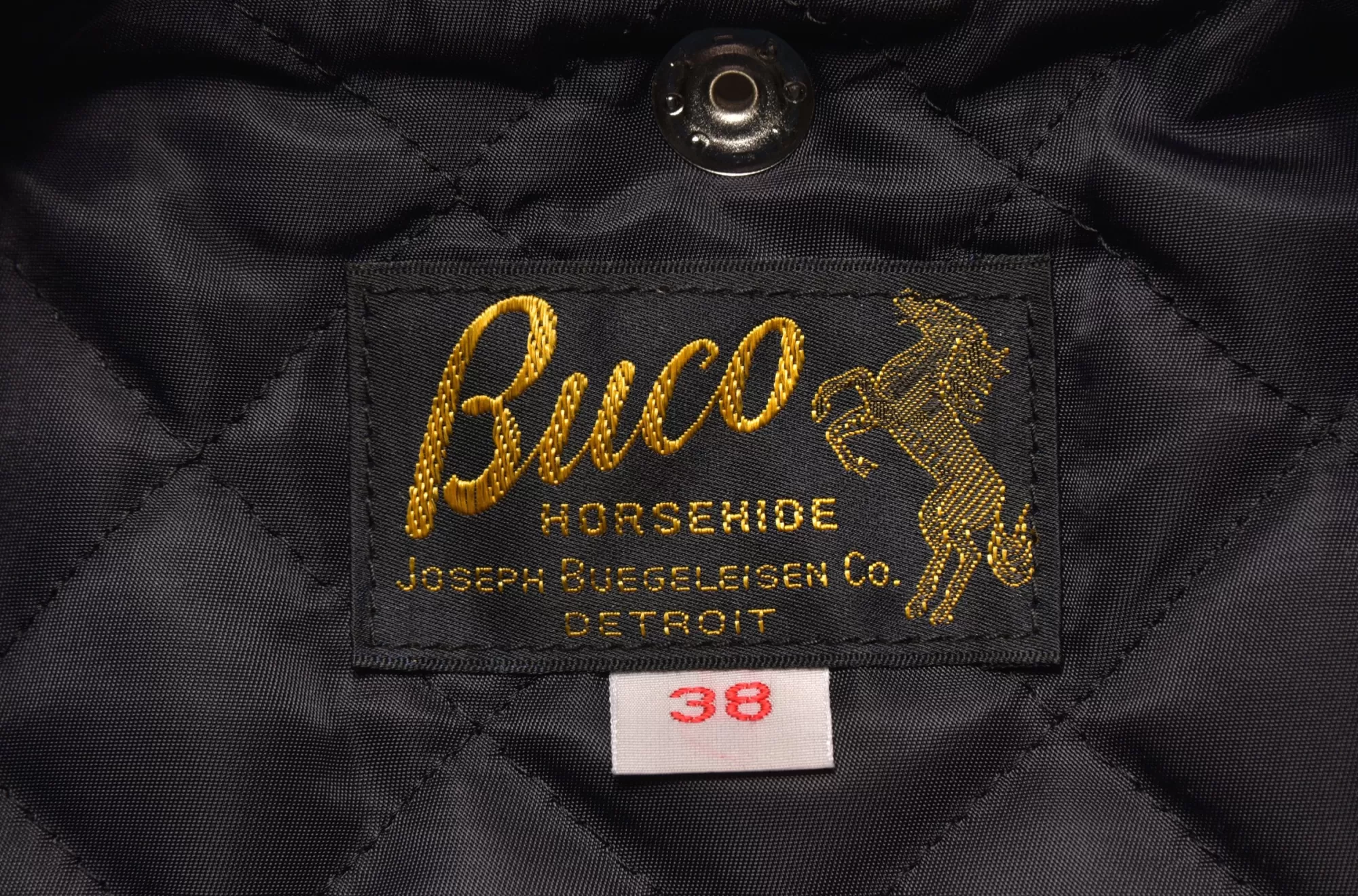 The Real McCoy's Leather^Buco J-24 Jacket 030 Black