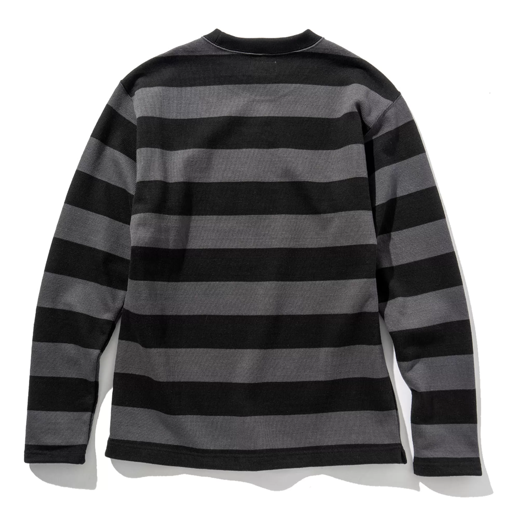 The Real McCoy's Thermal Shirts^Buco Stripe Racing Jersey Black/Grey