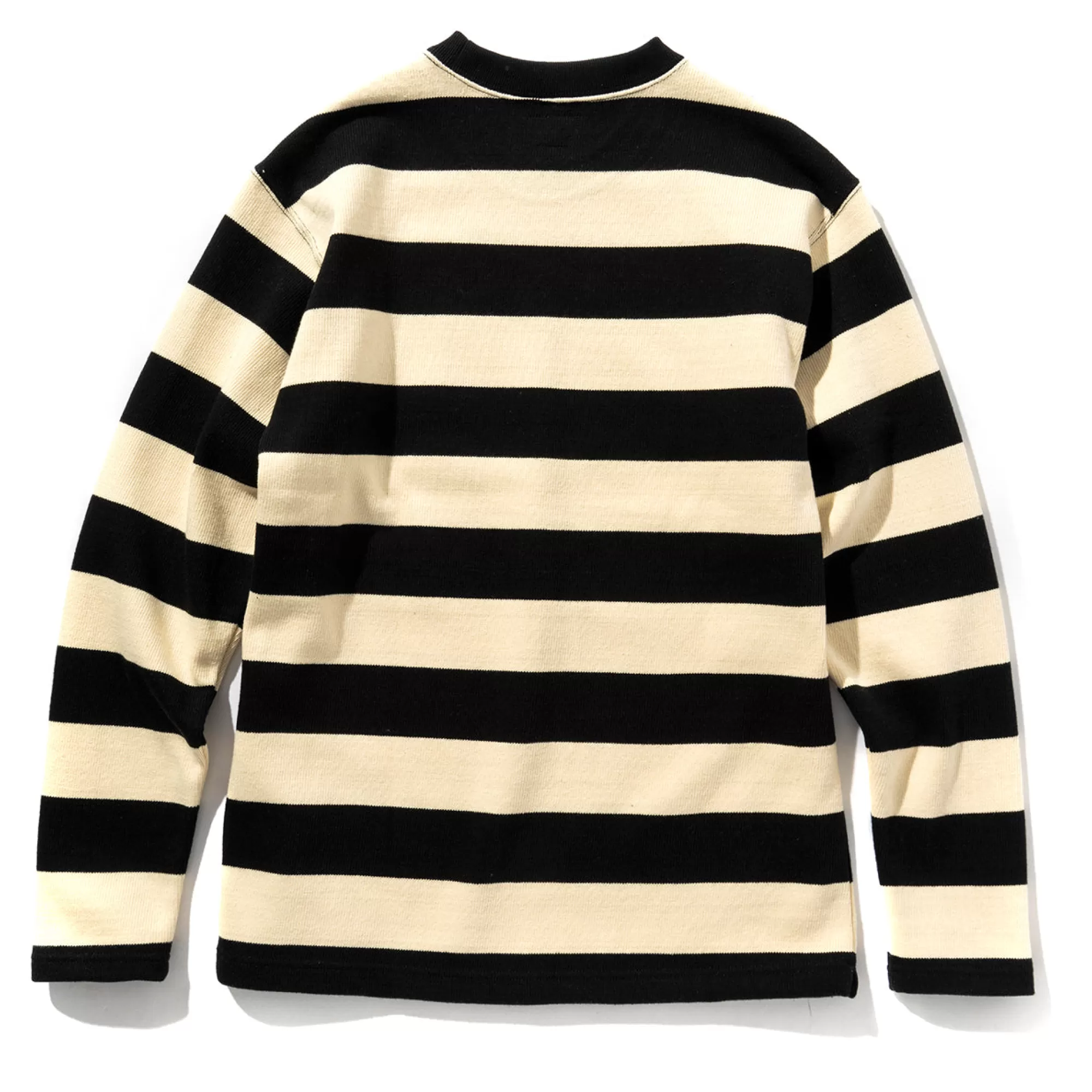 The Real McCoy's Thermal Shirts^Buco Stripe Racing Jersey 010 Black/White