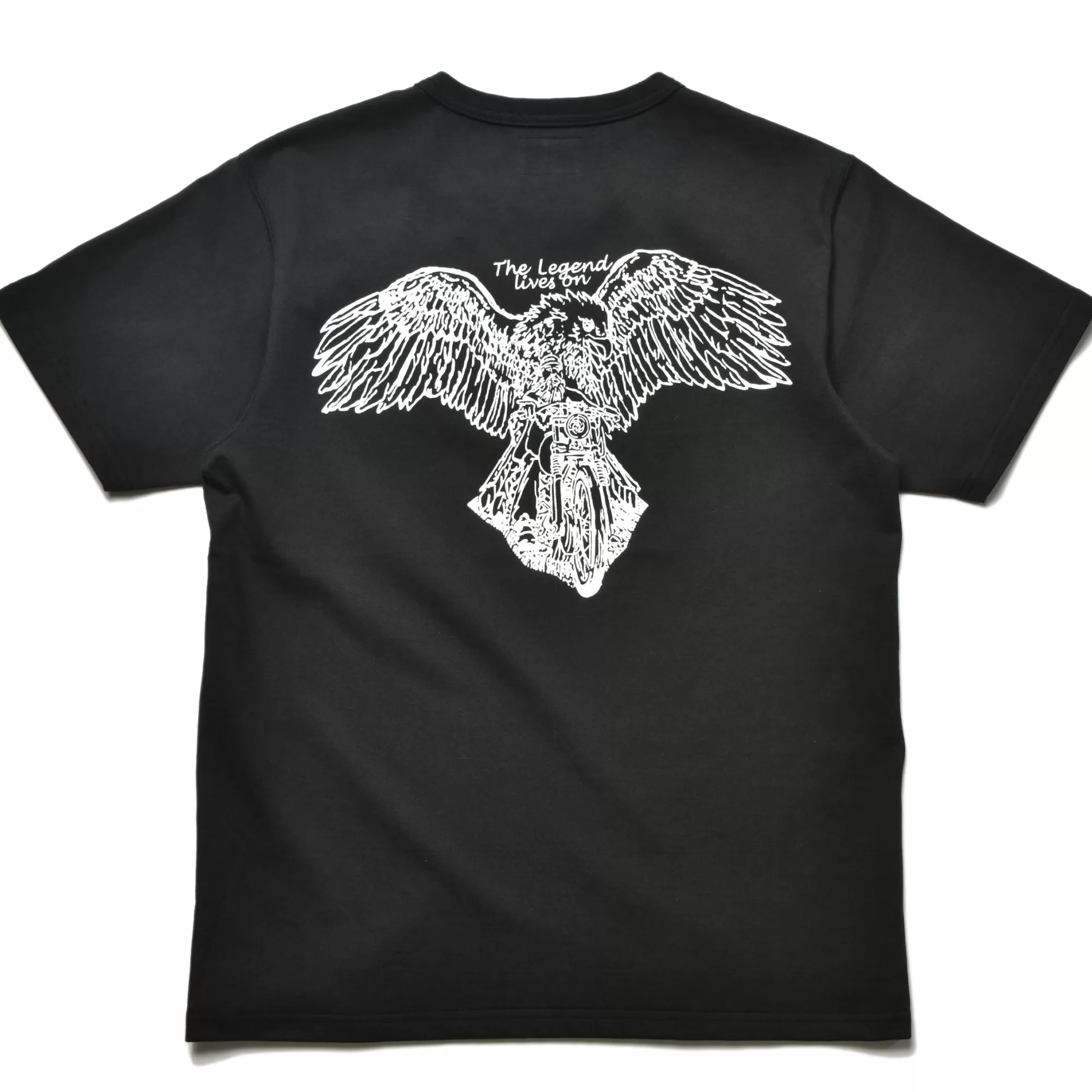 The Real McCoy's Print T-Shirts^Buco Tee/Sturgis 030 Black