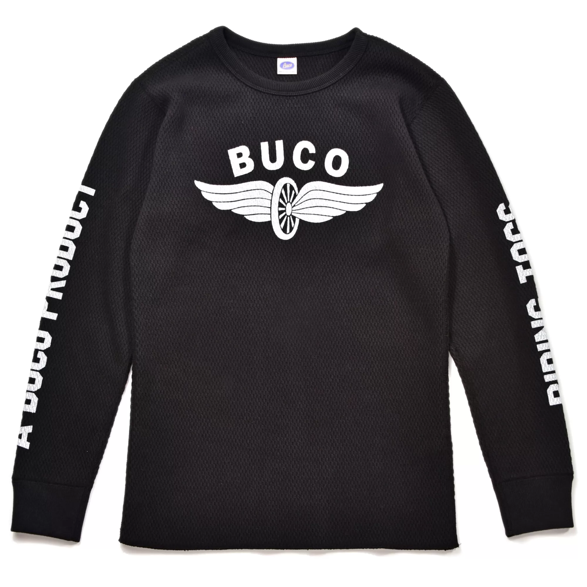 The Real McCoy's T-Shirts^Buco Thermal/Riding Togs Black