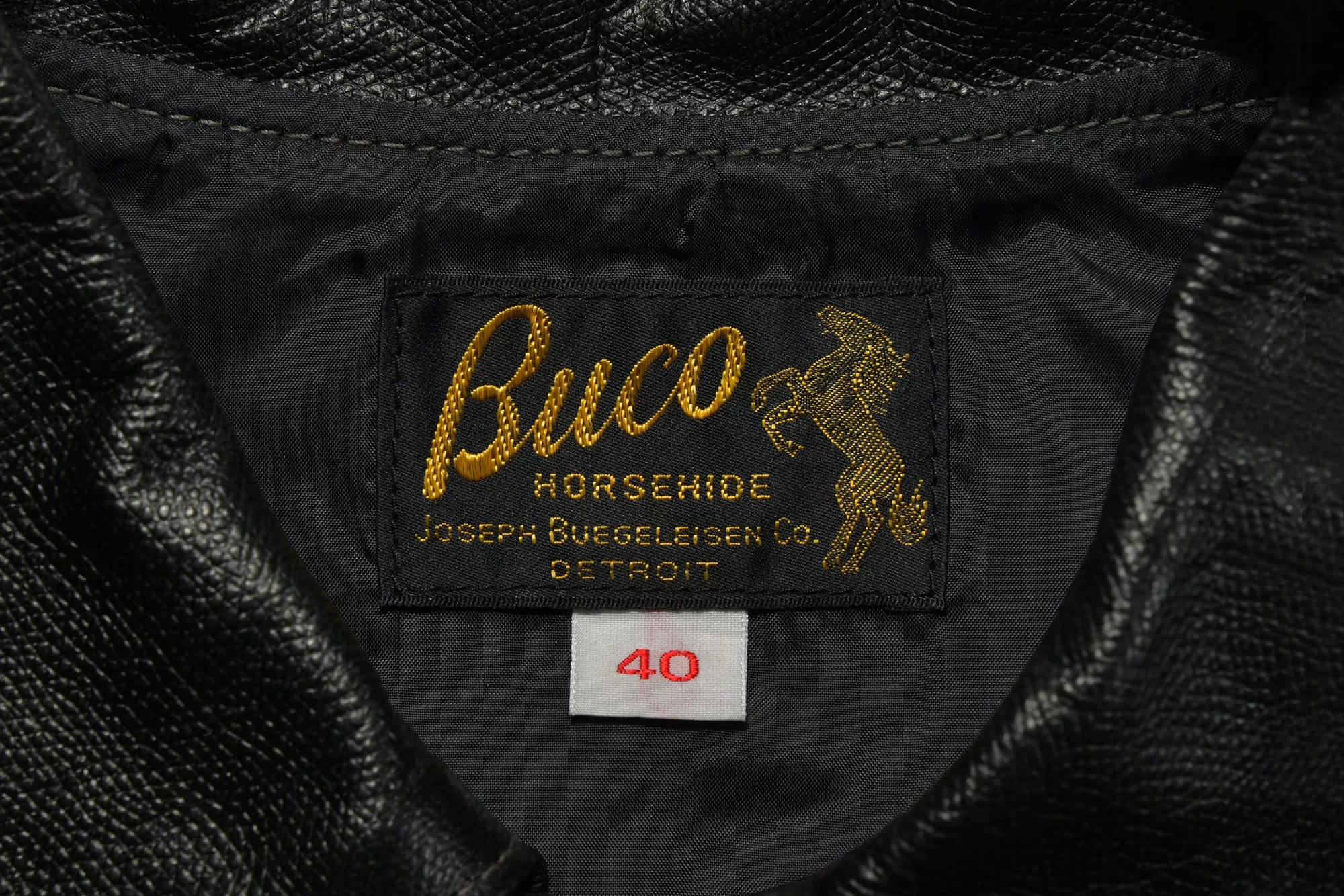 The Real McCoy's Leather^Buco/Style King 030 Black