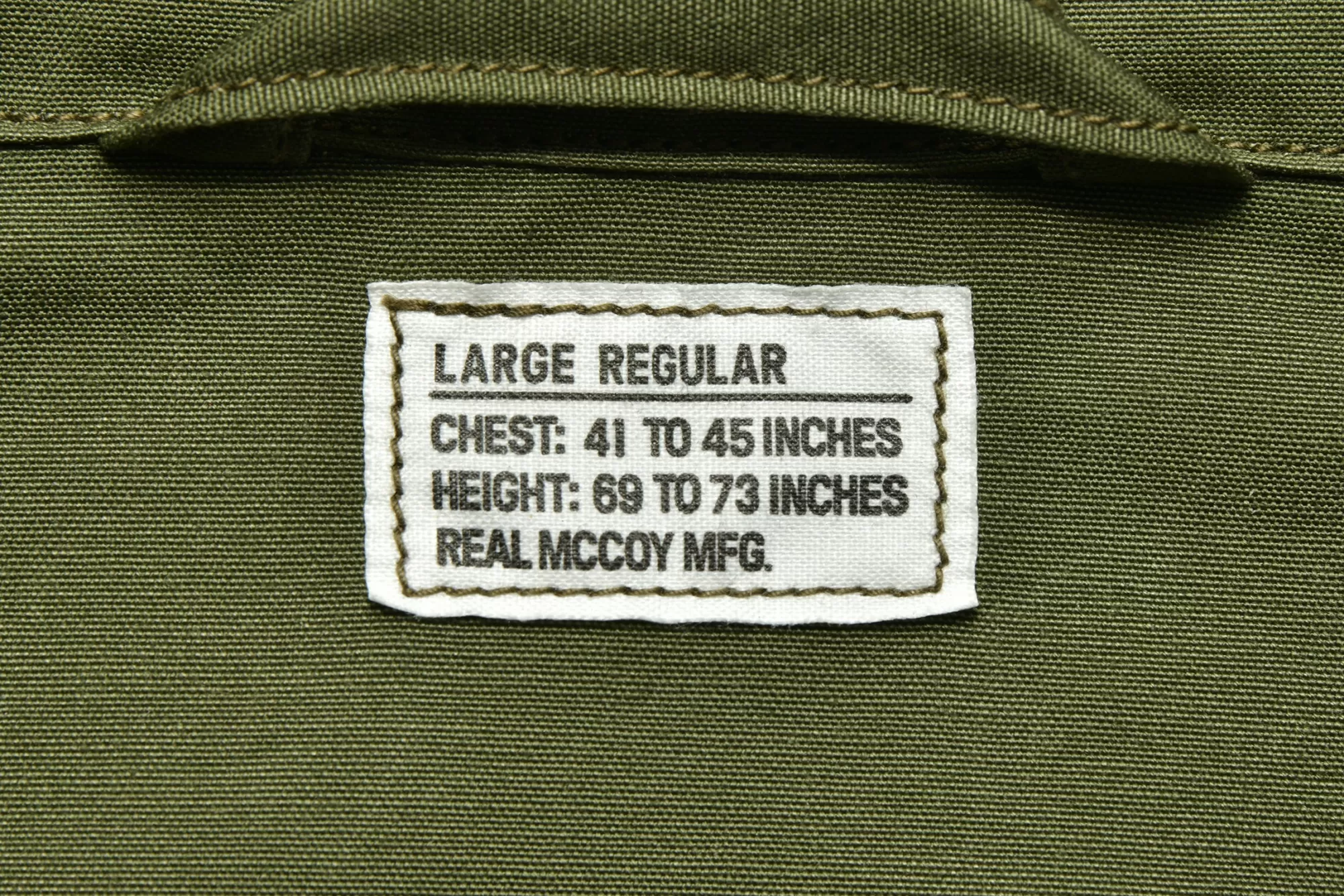 The Real McCoy's Military^Coat Man'S Combat Tropical 150 Olive