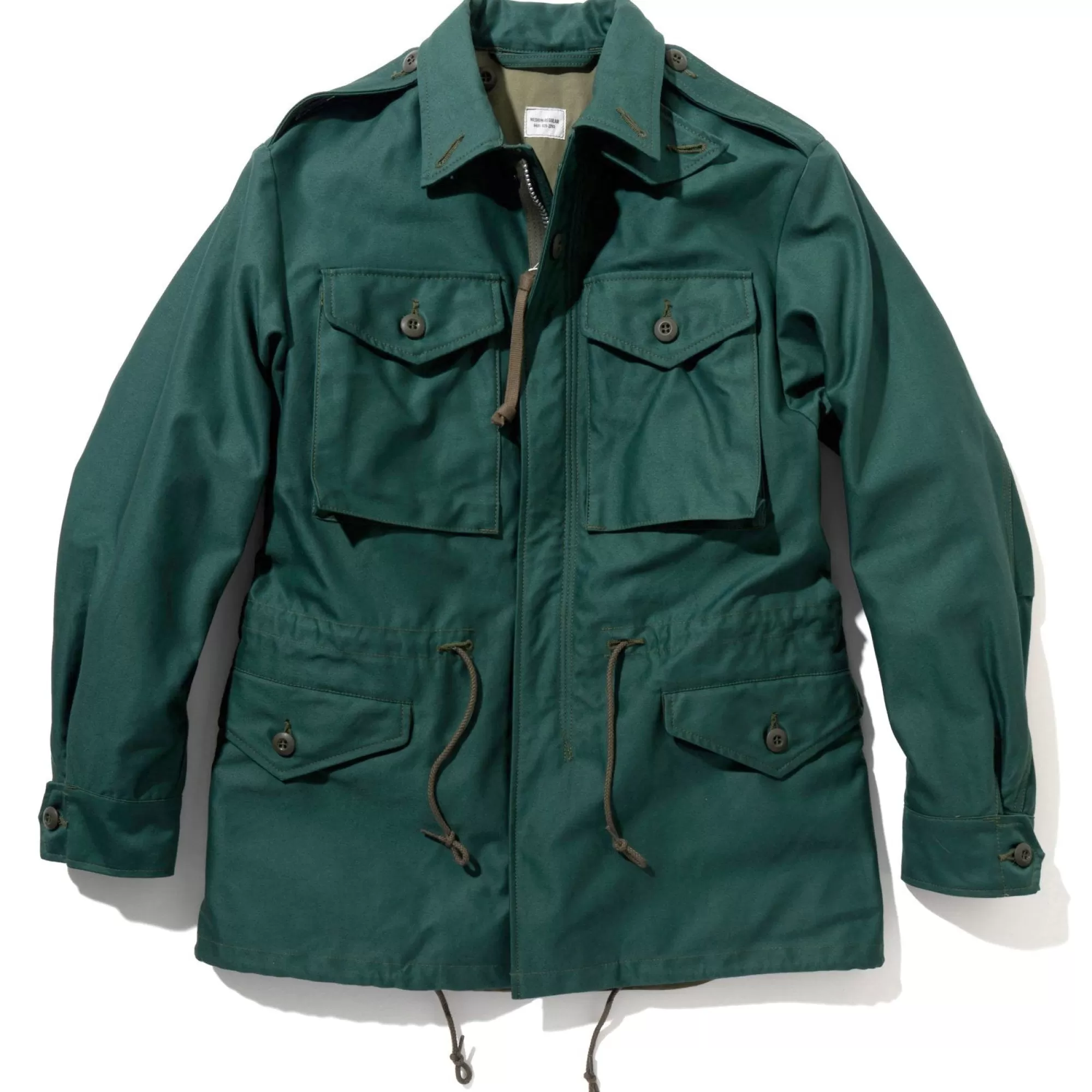 The Real McCoy's Military^Coat Man'S Cotton Wind Resistant Aggressor Green