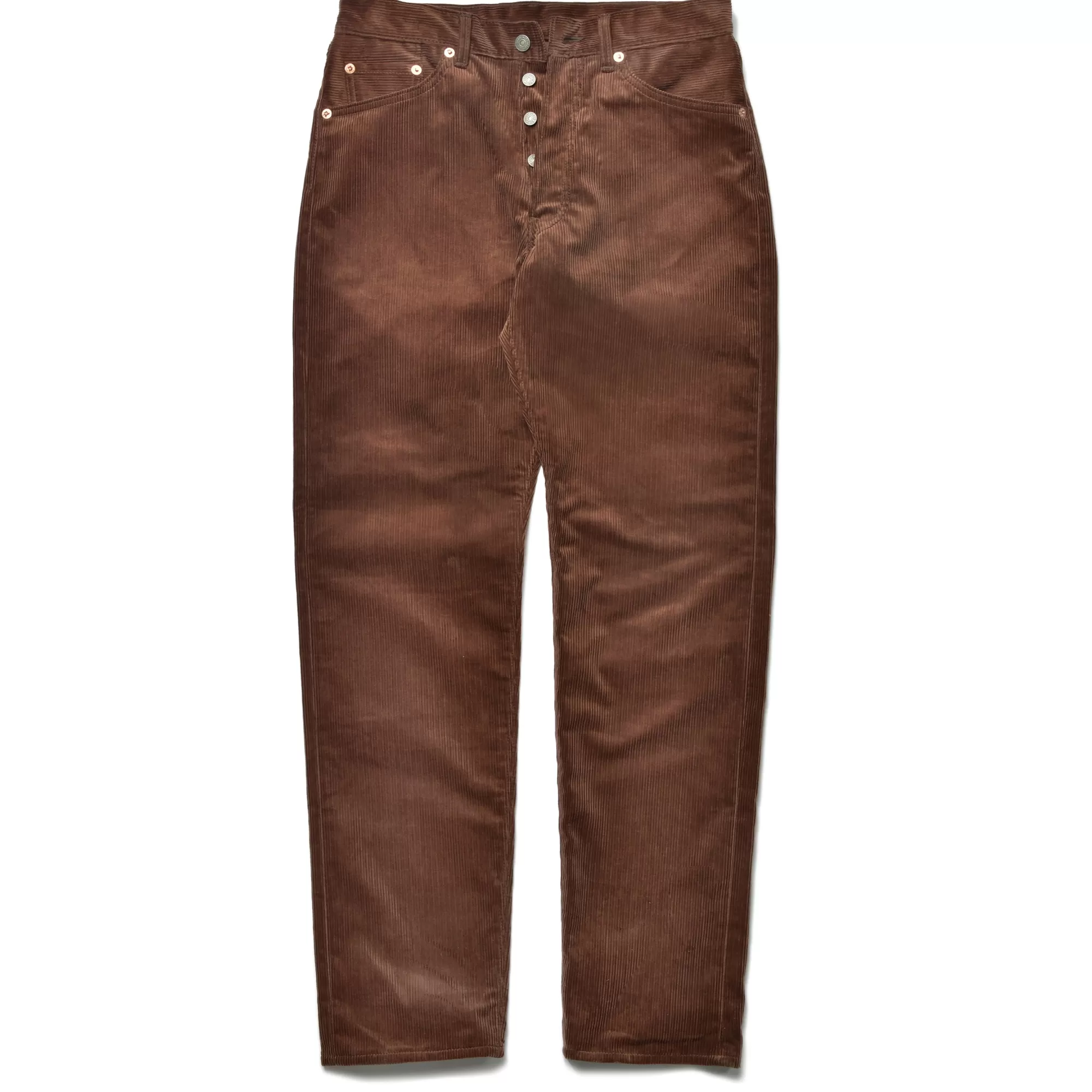 The Real McCoy's Pants^Corduroy Trousers Lot. 906 050 BROWN