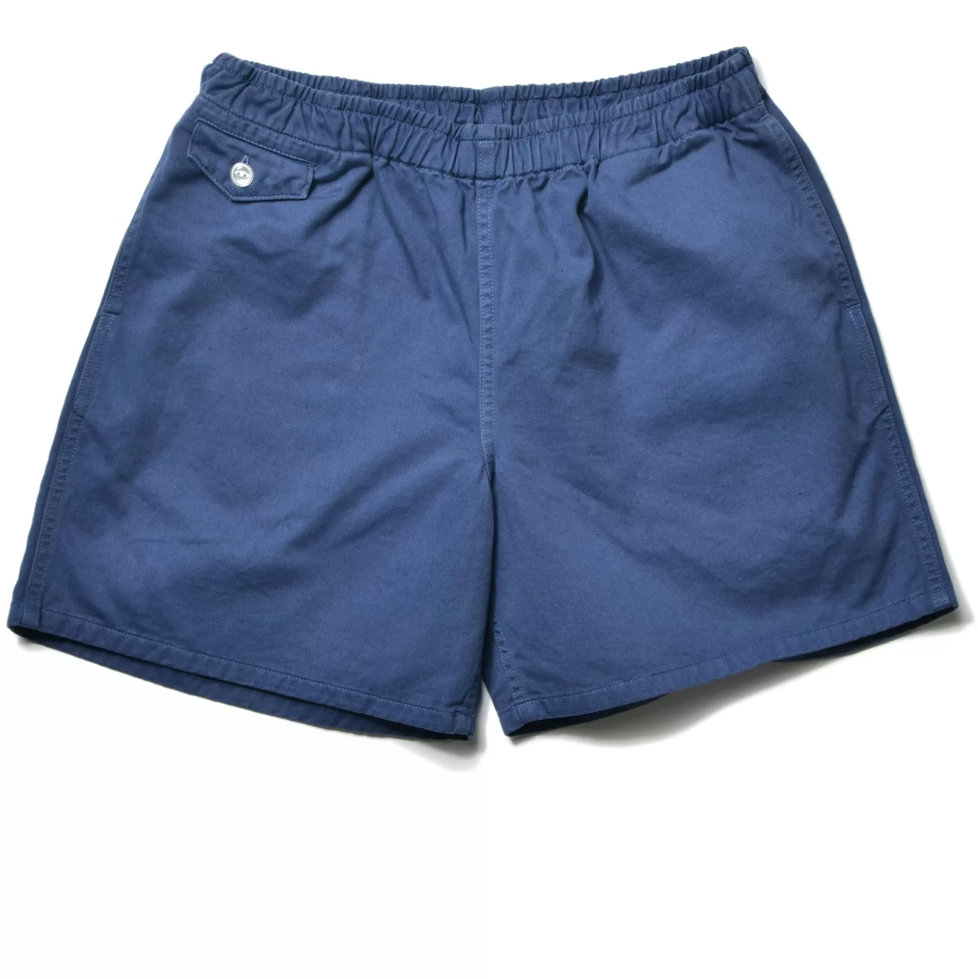 The Real McCoy's Shorts^Cotton Drill Swim Shorts (Over-Dyed) 140 Navy