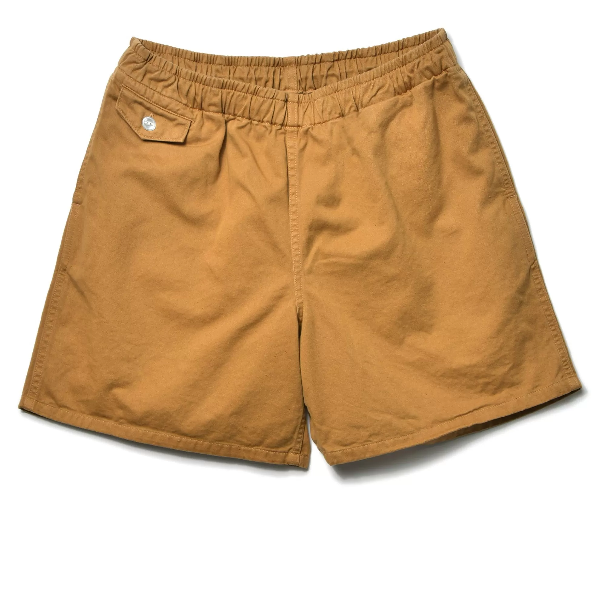 The Real McCoy's Shorts^Cotton Drill Swim Shorts (Over-Dyed) 54 Chestnut