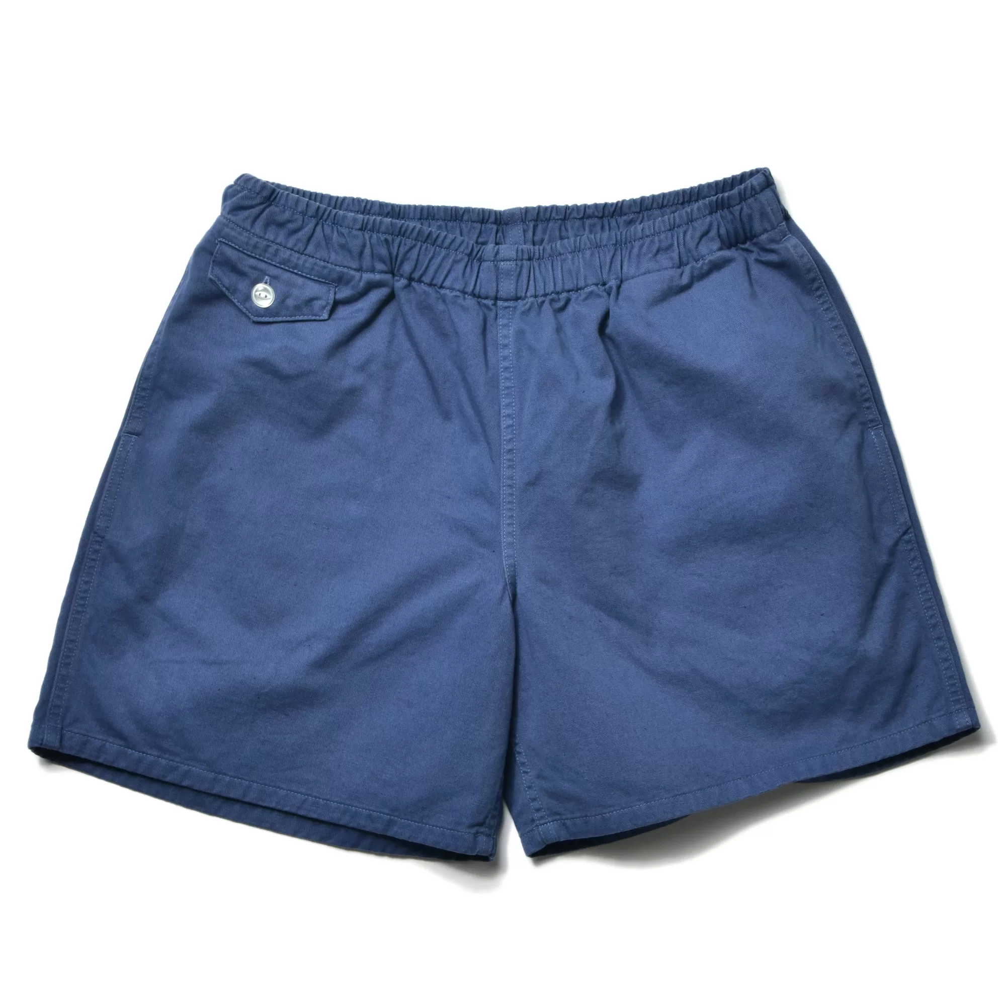 The Real McCoy's Shorts^Cotton Drill Swim Shorts (Over-Dyed) 140 Navy