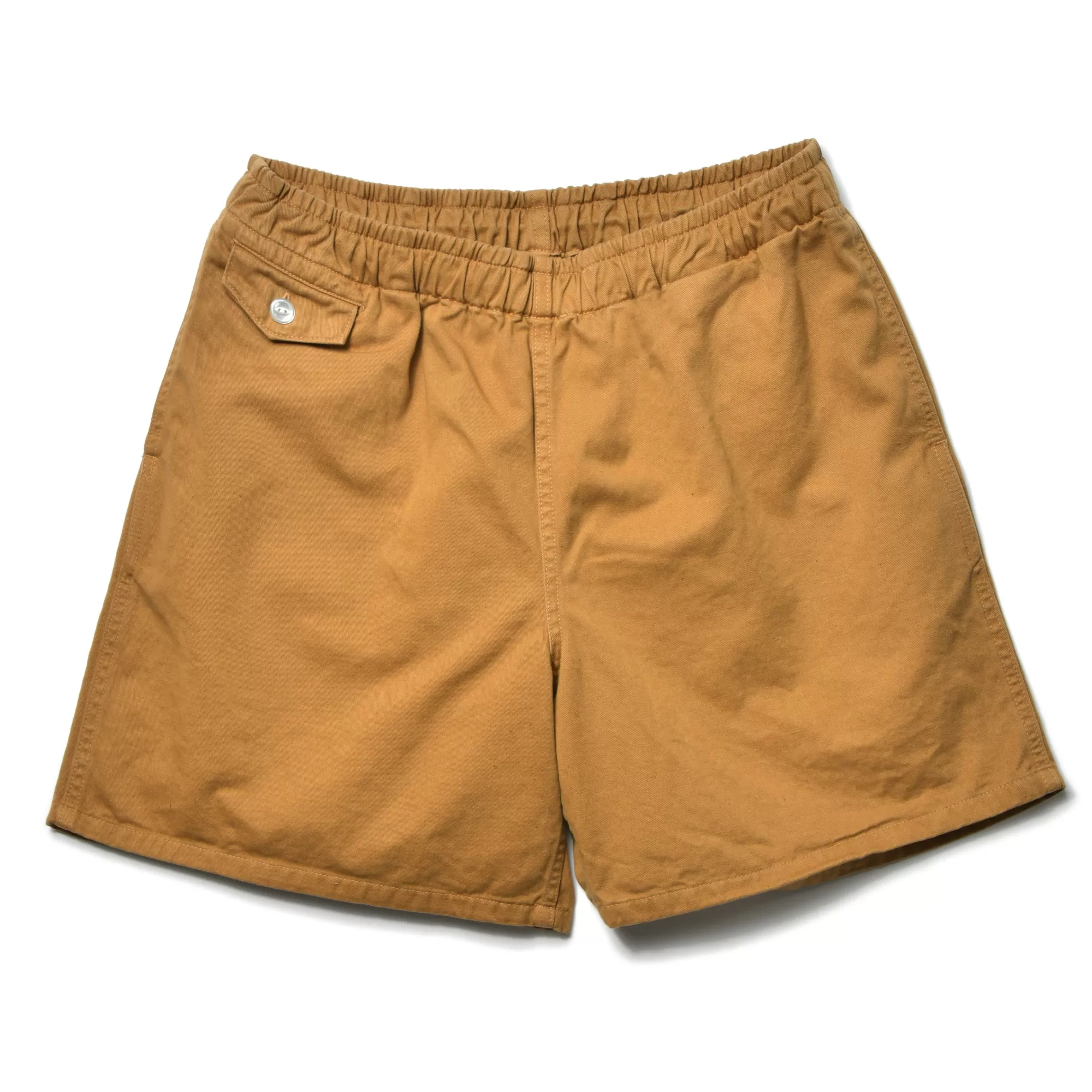 The Real McCoy's Shorts^Cotton Drill Swim Shorts (Over-Dyed) 54 Chestnut