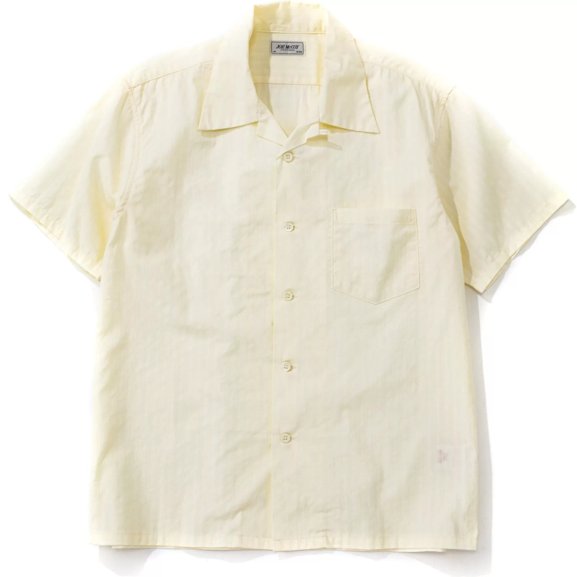 The Real McCoy's Shirts^Dobby Cloth Summer Shirt S/S White