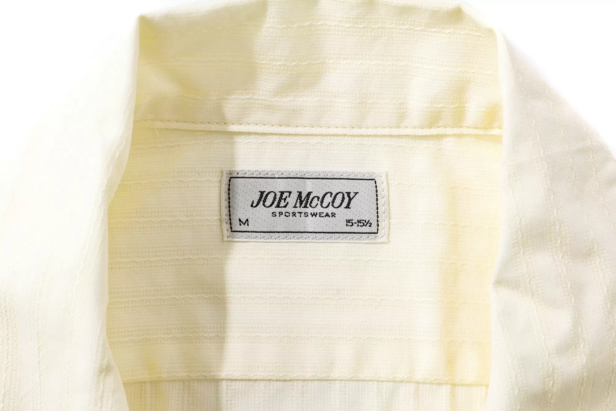 The Real McCoy's Shirts^Dobby Cloth Summer Shirt S/S White