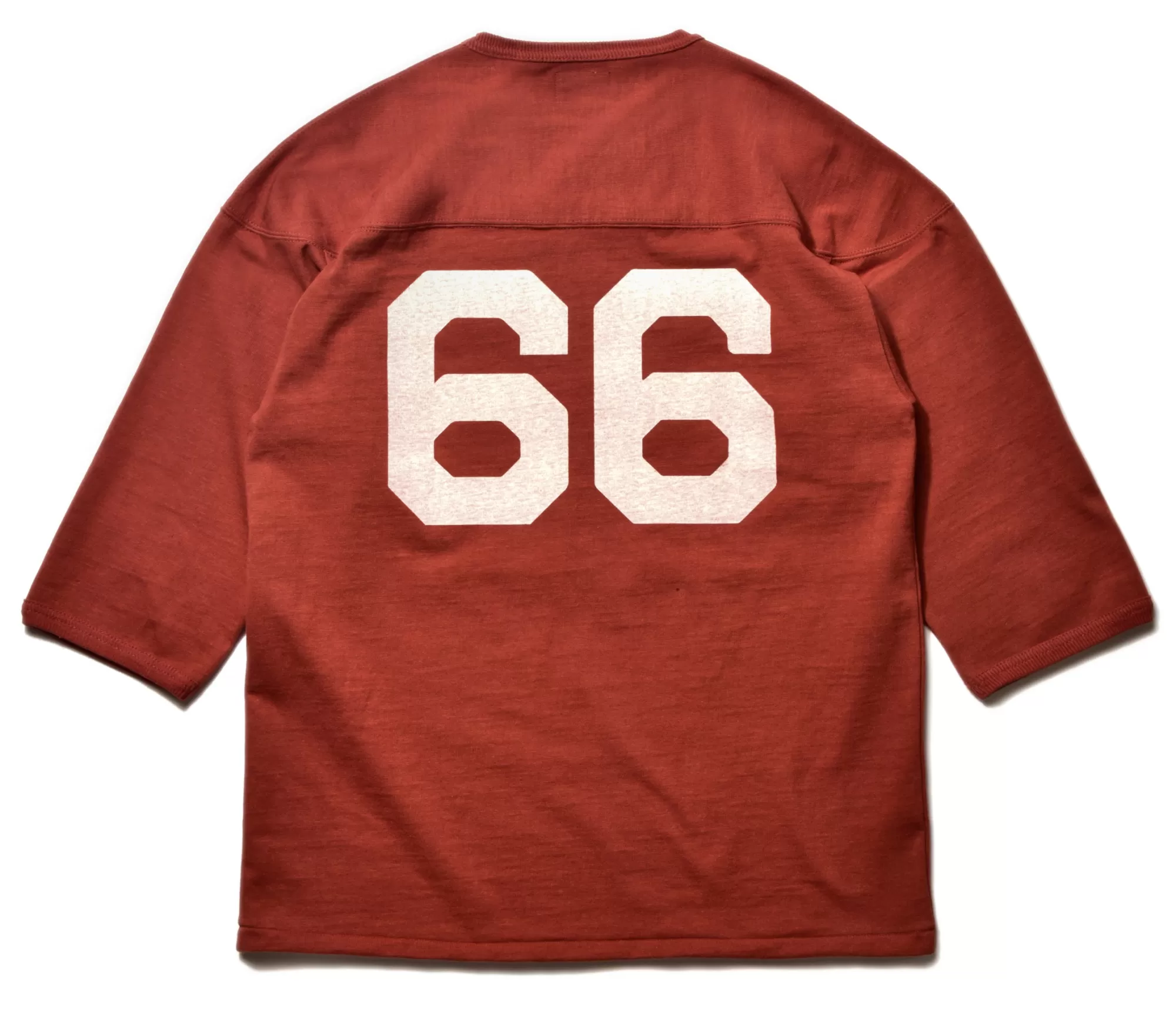 The Real McCoy's T-Shirts^Football Tee/66 Brick Red