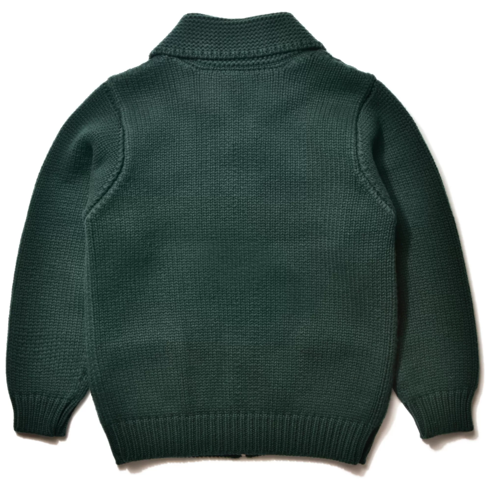 The Real McCoy's Knitwear^Heavy Wool Cashmere Sweater Green