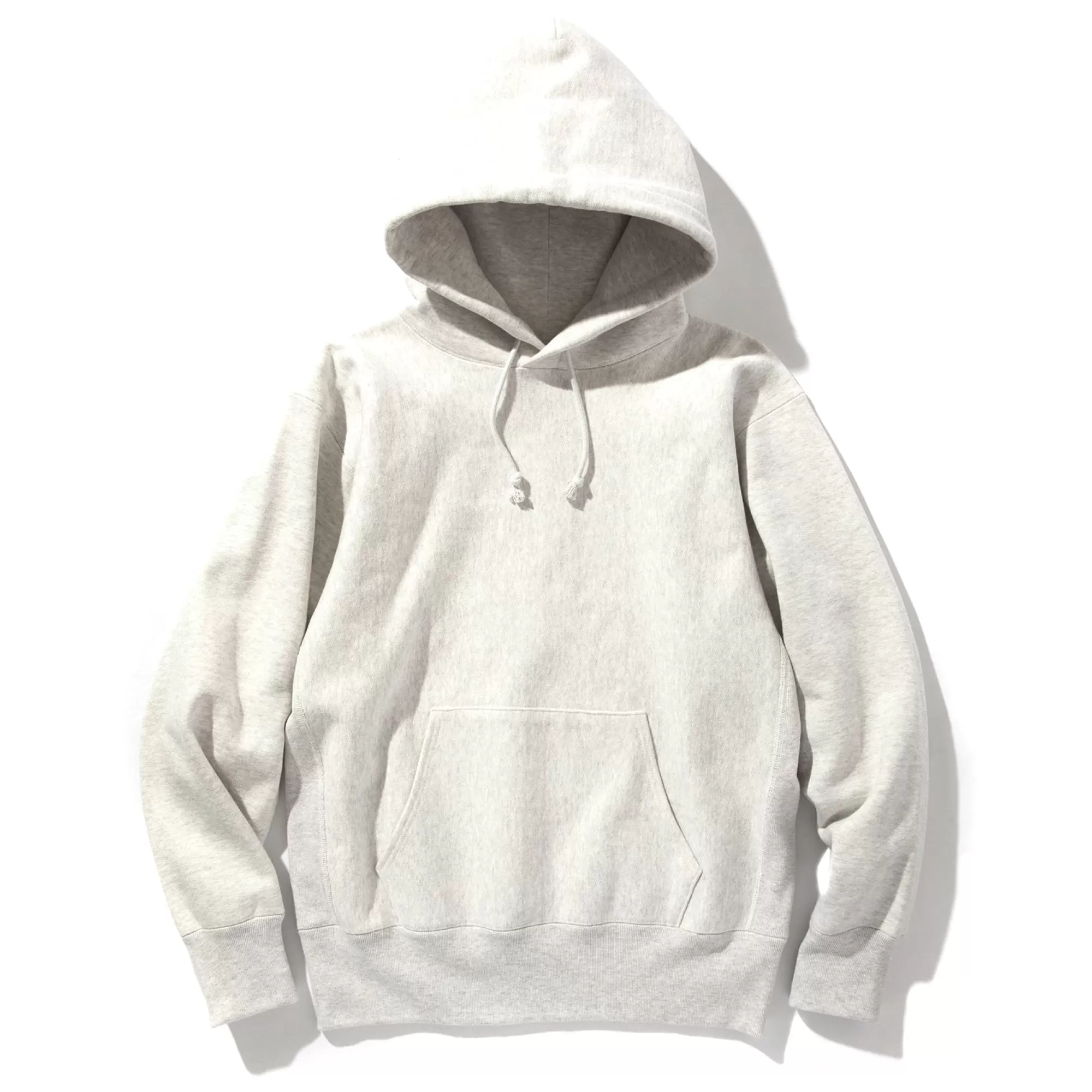 The Real McCoy's Sweatshirts^Heavyweight Hooded Sweatshirt 027 Silver Grey