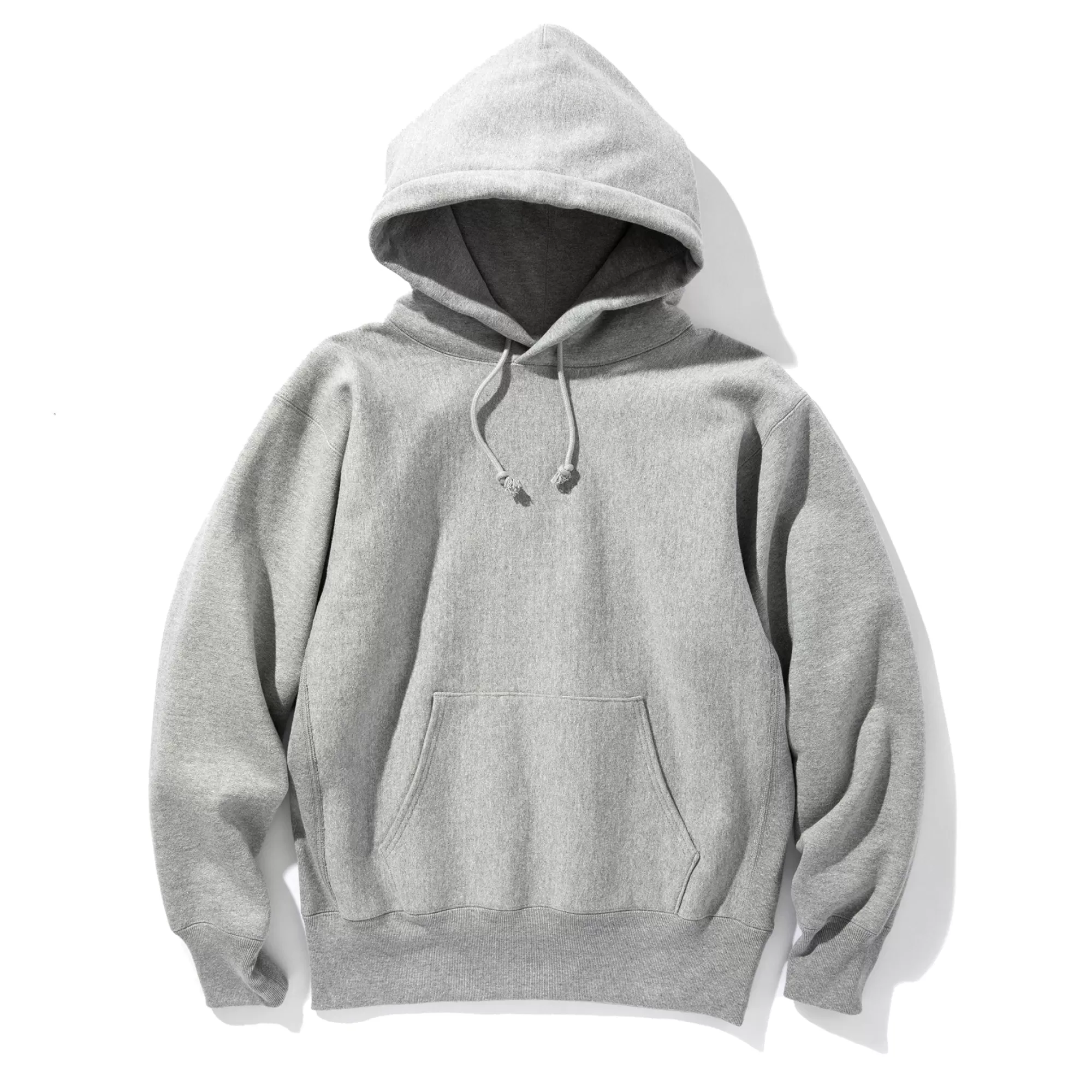 The Real McCoy's Sweatshirts^Heavyweight Hooded Sweatshirt 021 Mid Grey