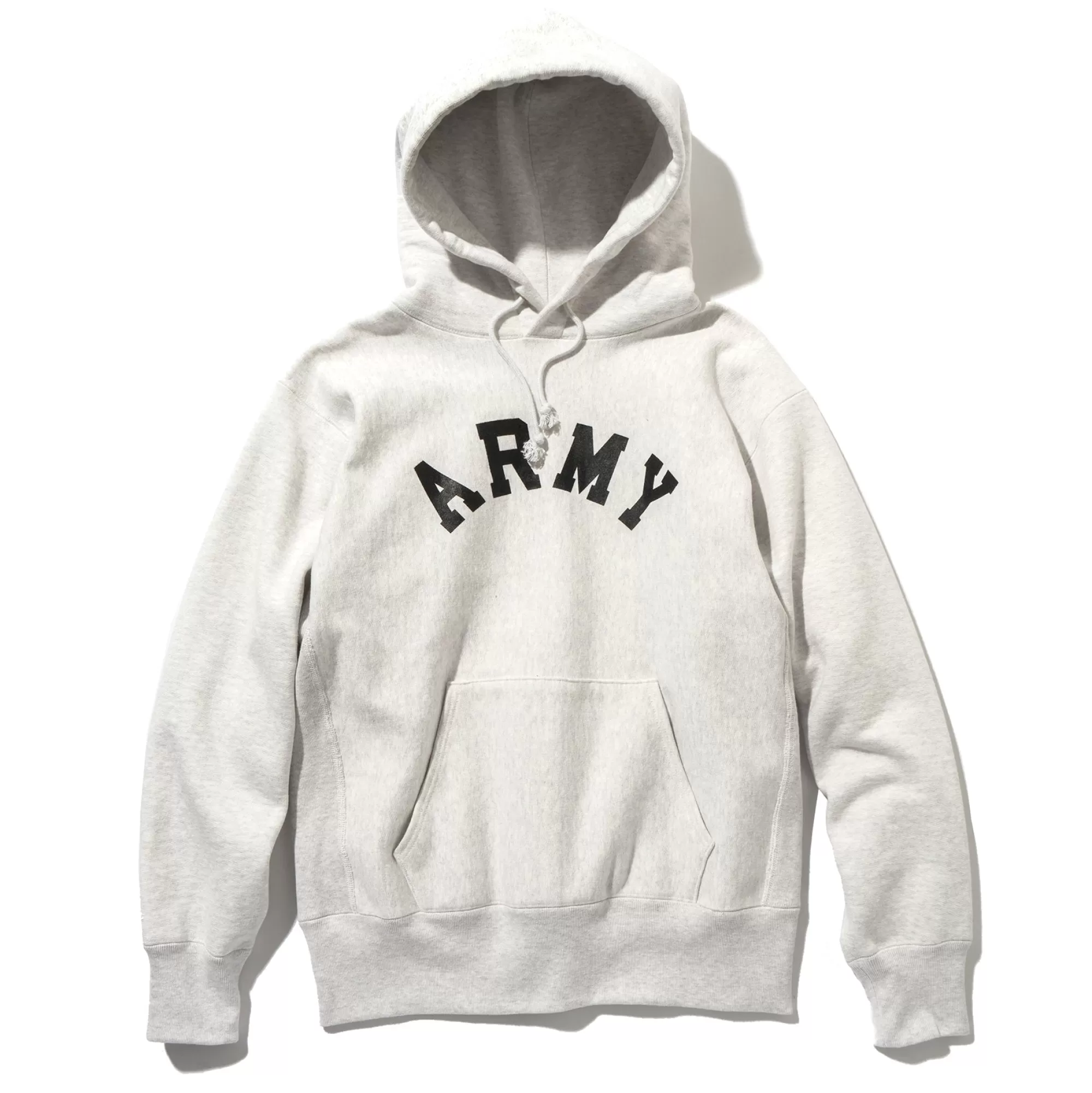 The Real McCoy's Sweatshirts^Hooded Sweatshirt/Army Silver Grey